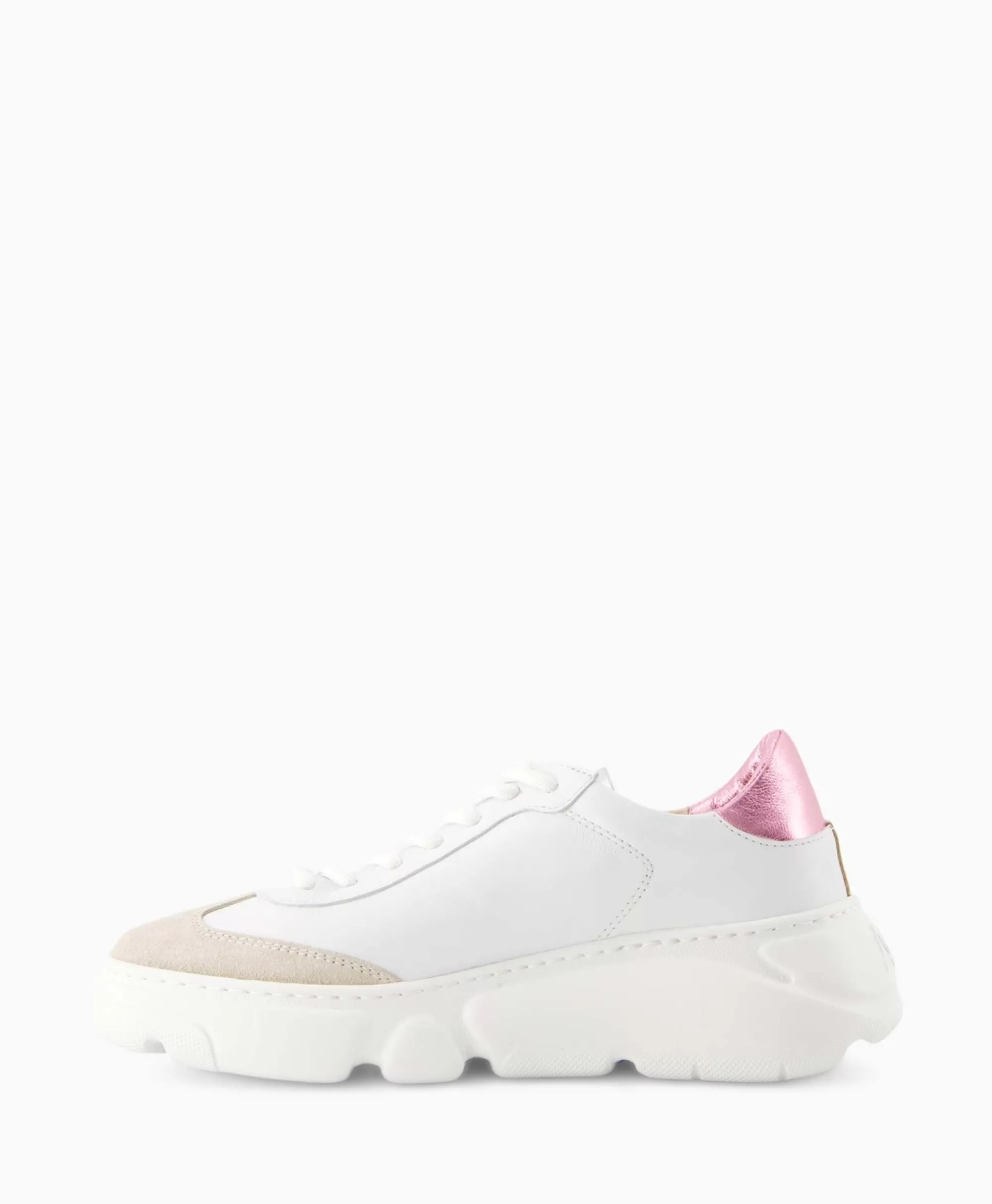 AGL Emilie - Scarpe Sportive Eleganti in Pelle Morbida Rosa Delicato, Scarpe da Donna Leggere per Camminate Confortevoli, Design Moderno con Suola Antiscivolo, Comode per Tutto il Giorno