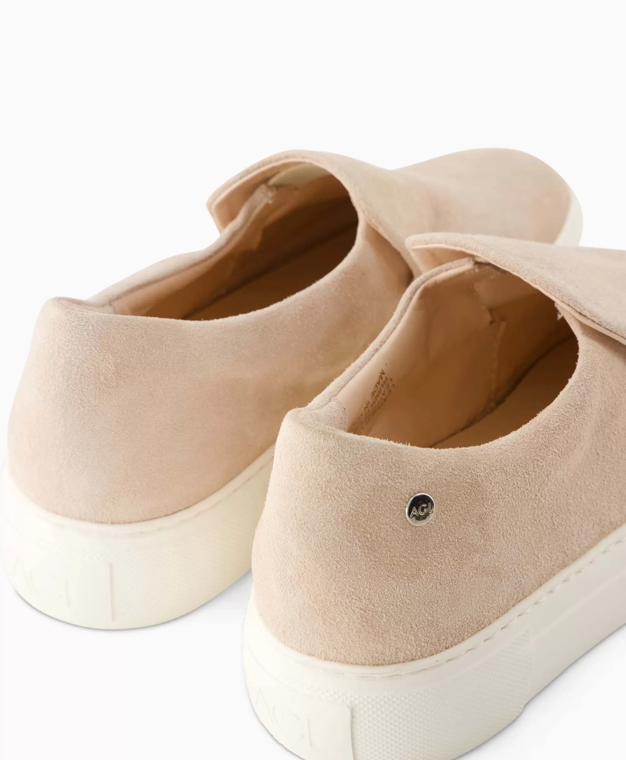 AGL Scarpe Sportive Marie - Sneaker Donna in Tonalità Beige Sabbia, Comode e Stilose per Look Casual e Moderno