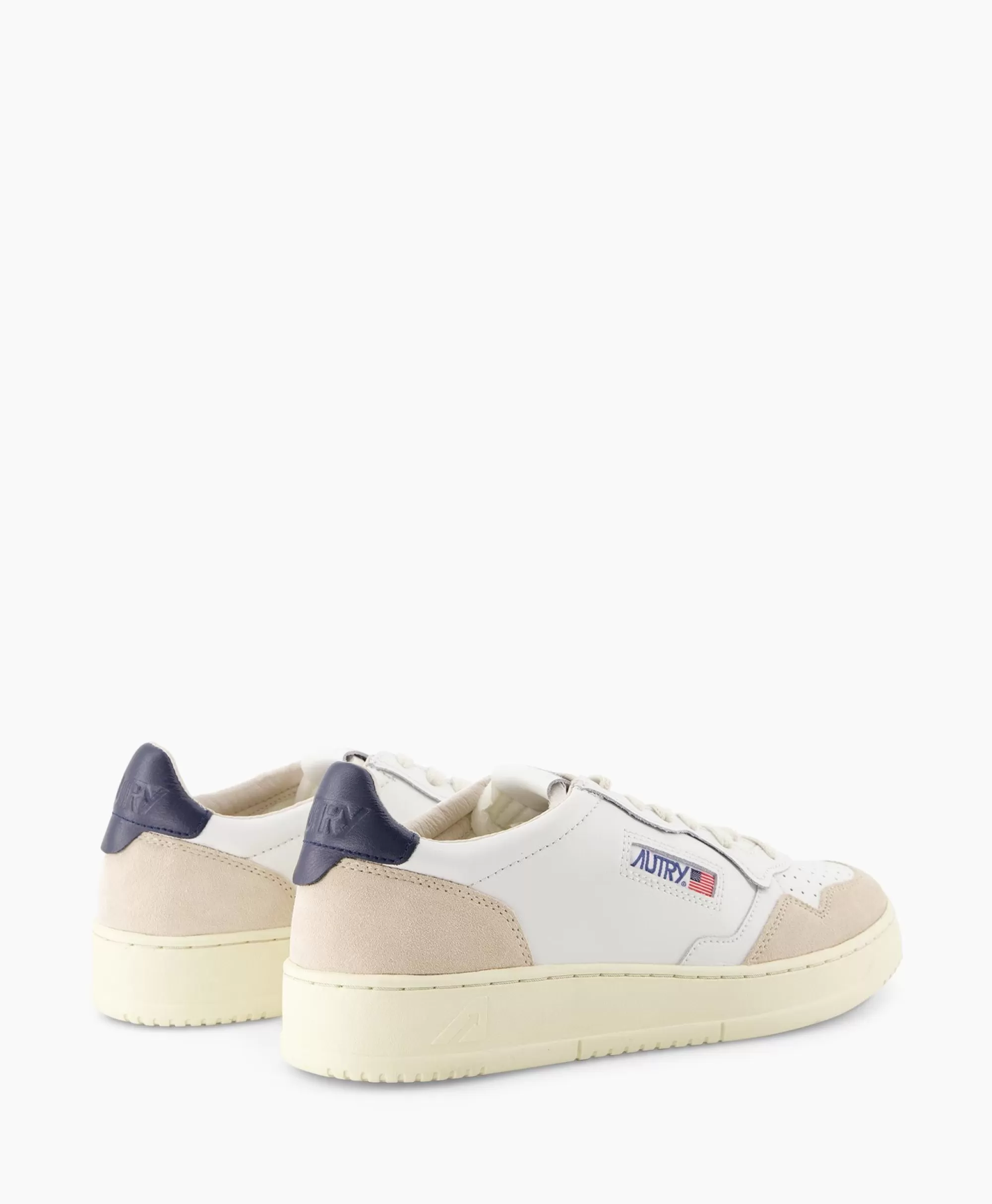 Autry AULM LS28 Scarpe Sportive Bianche con Dettagli Grafici - Sneakers Unisex Stile Vintage