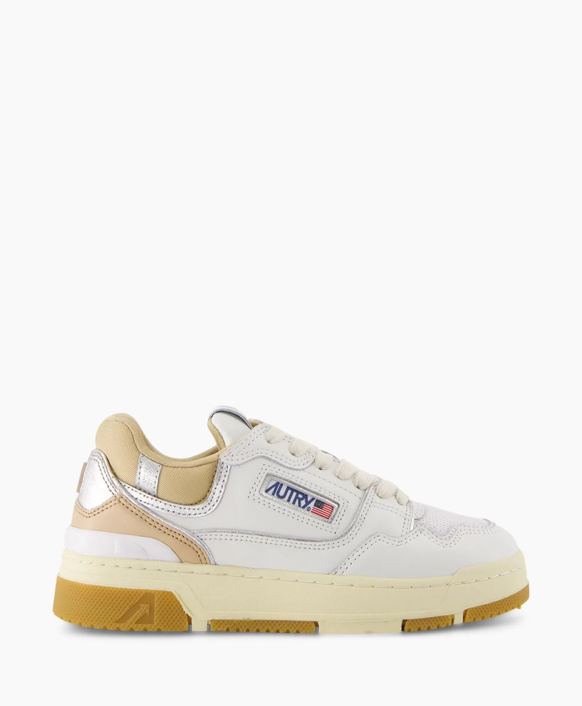 Autry CLC Low Scarpe da Ginnastica Donna - Design Minimalista in Tonalità Sabbia, Calzature Sportive con Suola Ammortizzata per Stile Casual Chic