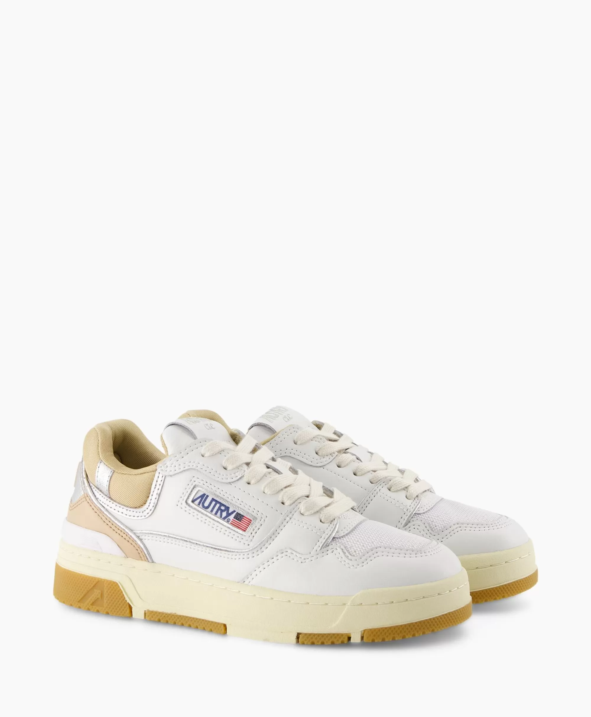 Autry CLC Low Scarpe da Ginnastica Donna - Design Minimalista in Tonalità Sabbia, Calzature Sportive con Suola Ammortizzata per Stile Casual Chic