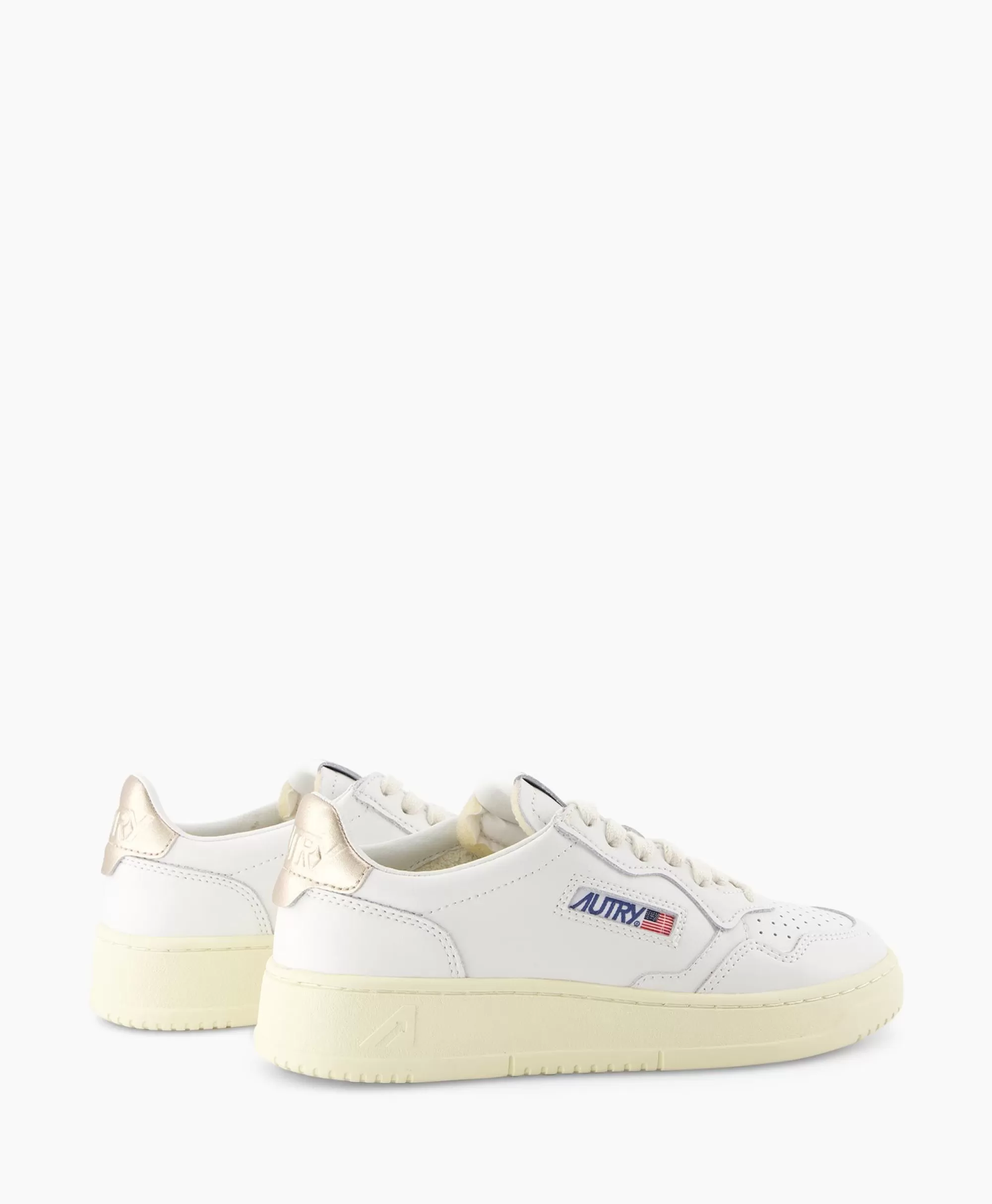 Scarpe Sportive Autry Medalist Low Donna in Tonalità Oro - Design Elegante e Stile Sportivo