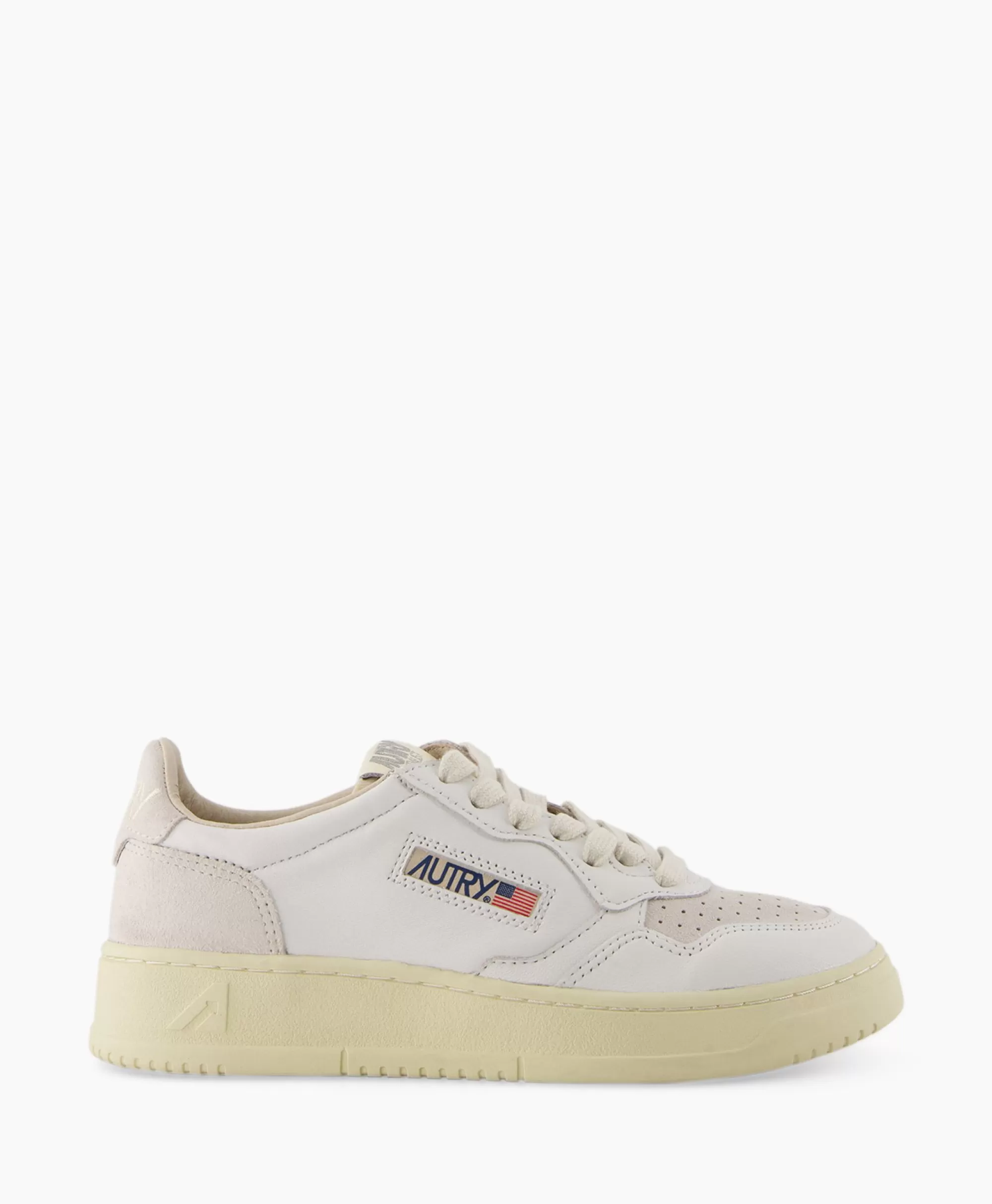 Autry Scarpe Sportive Medalist Low Donna - Design Elegante in Tonalità Bianco Puro