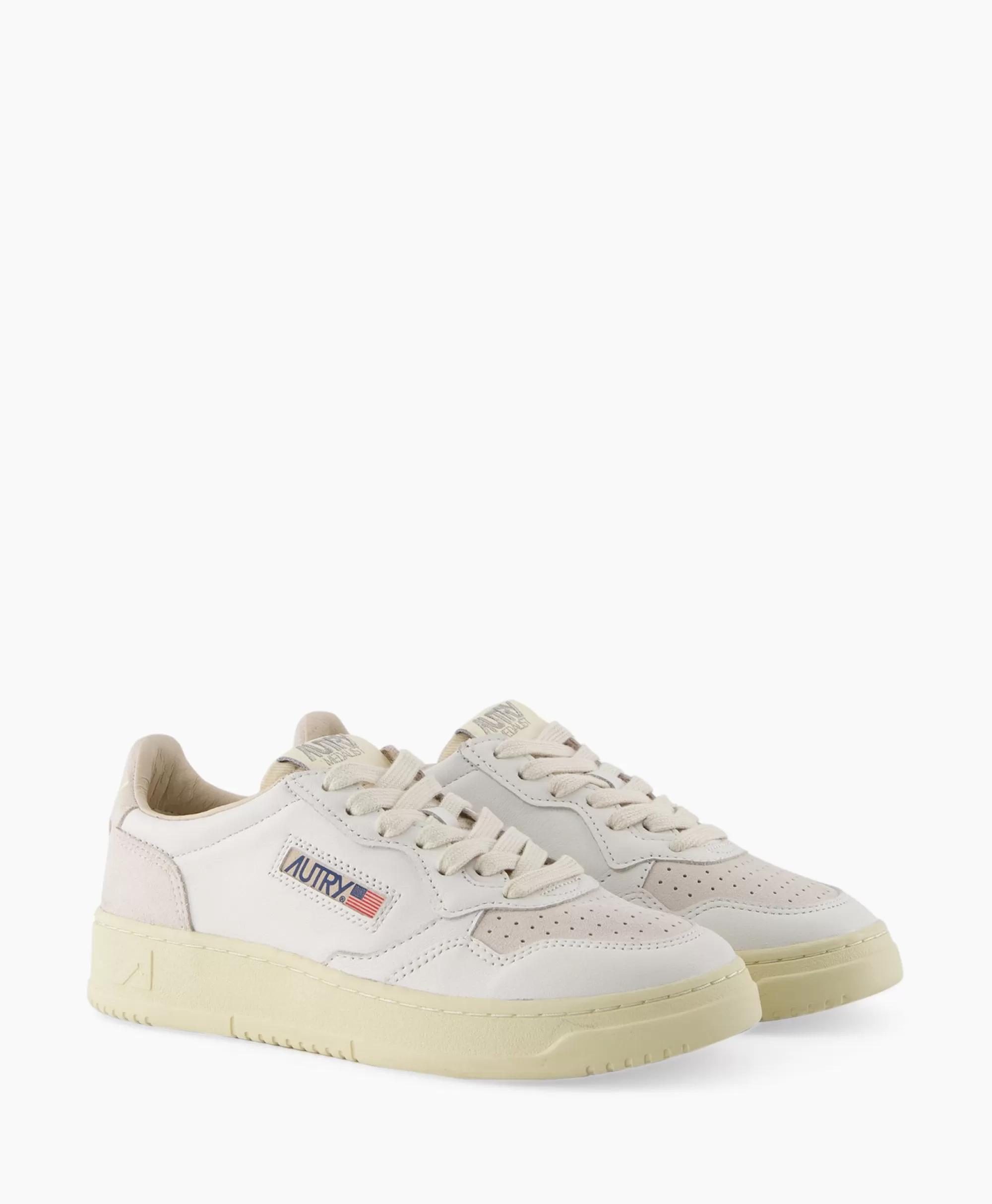 Autry Scarpe Sportive Medalist Low Donna - Design Elegante in Tonalità Bianco Puro