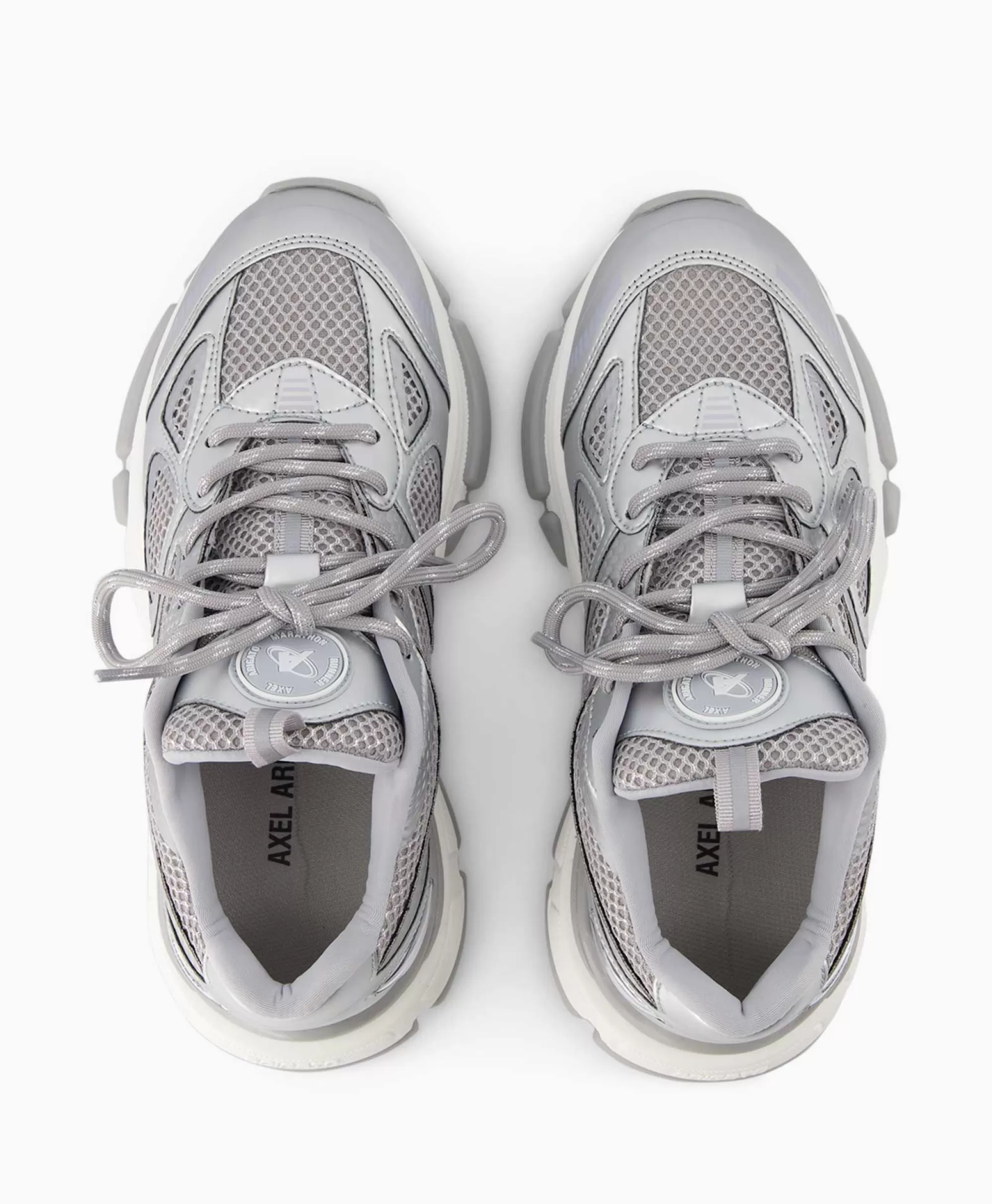 Scarpe Sportive Axel Arigato Marathon Neo - Design Futurista in Argento per Stile Urbano