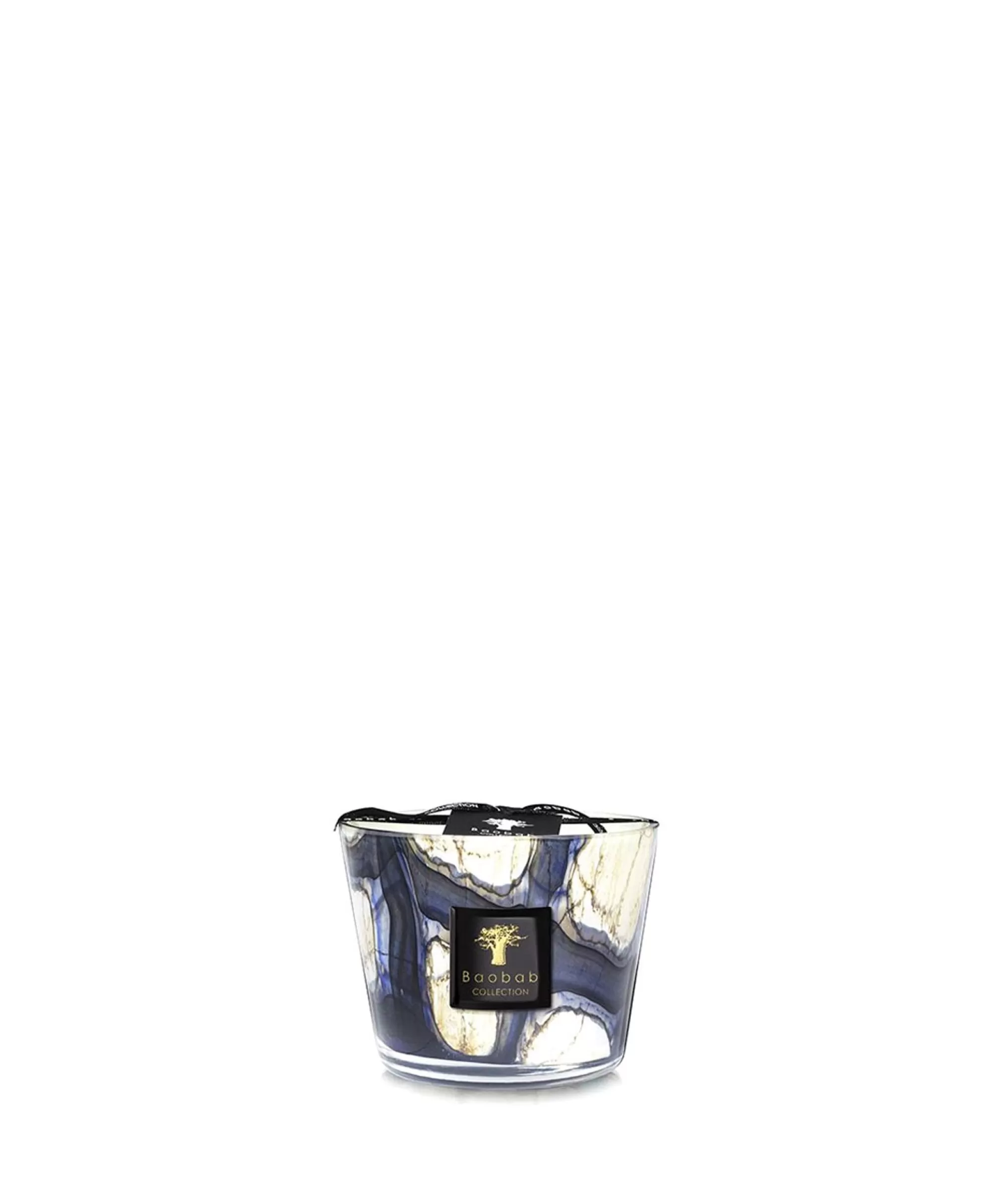 Candela Decorativa Baobab con 10 Pietre Naturali - Stile Lifestyle, Collezione Diversen 3