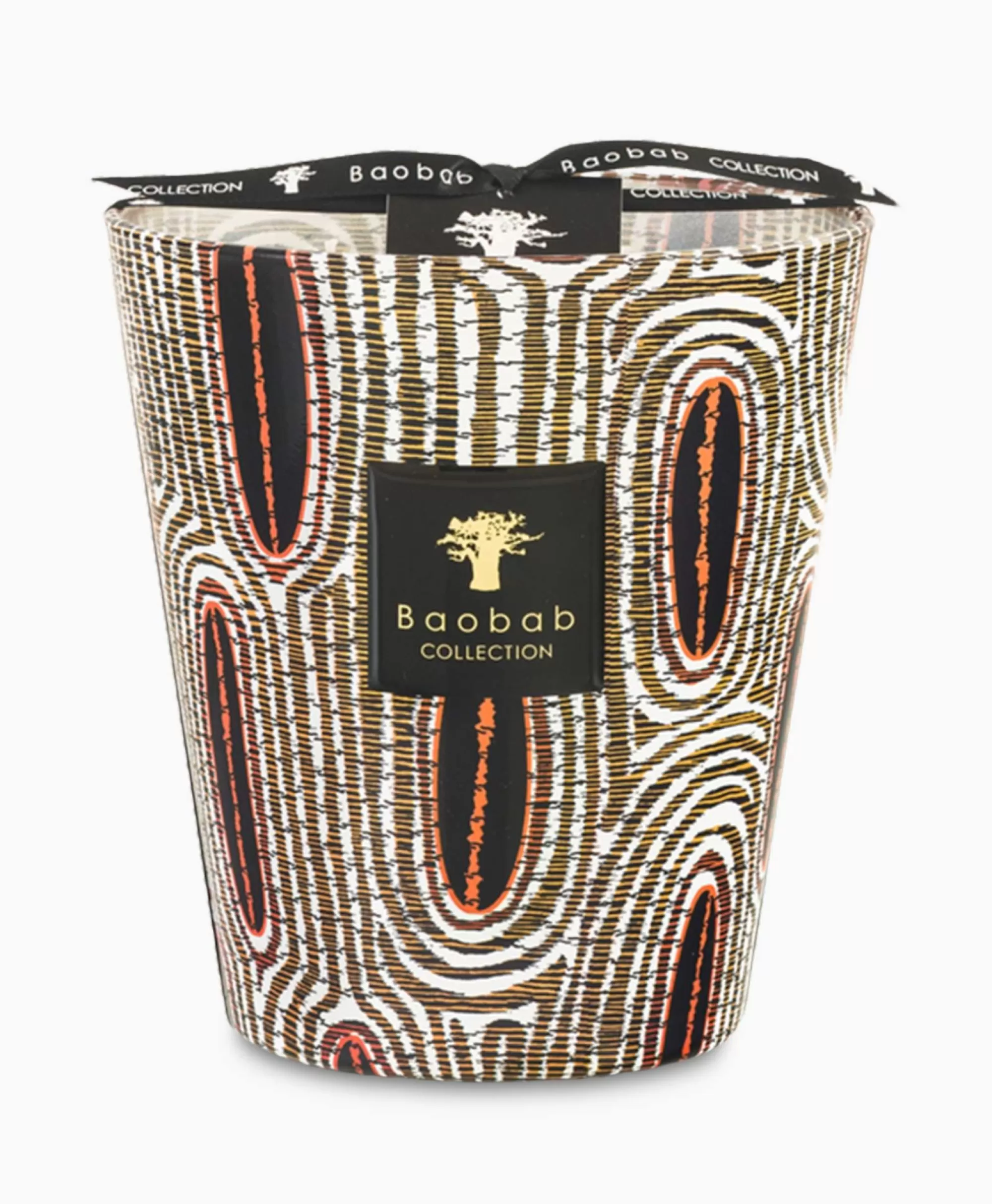 Candela Artigianale Baobab Panya - Cera Maxi da 16 Ore, Profumata per Ambiente - Idea Regalo Stile Boho Chic per la Casa
