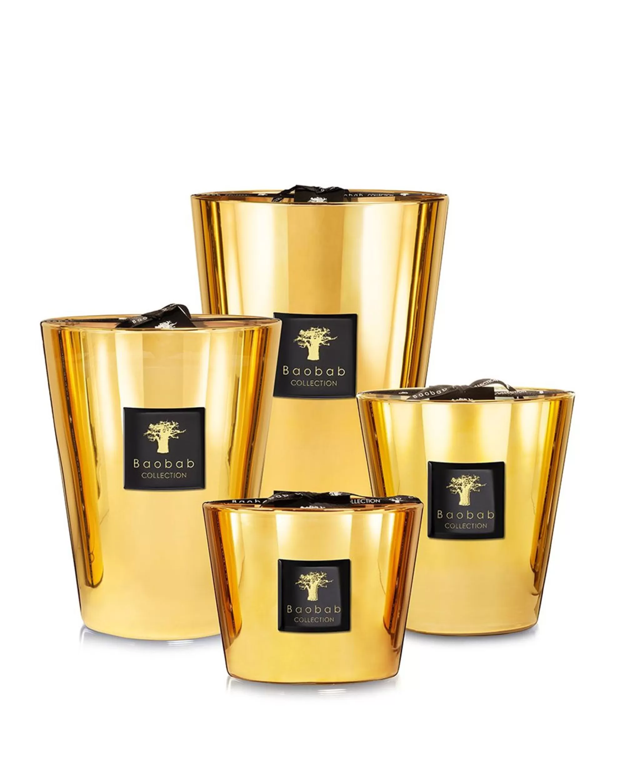 Candela Artigianale Baobab Maxi 24 - Edizione Preziosa in Oro per Stile di Vita Esclusivo