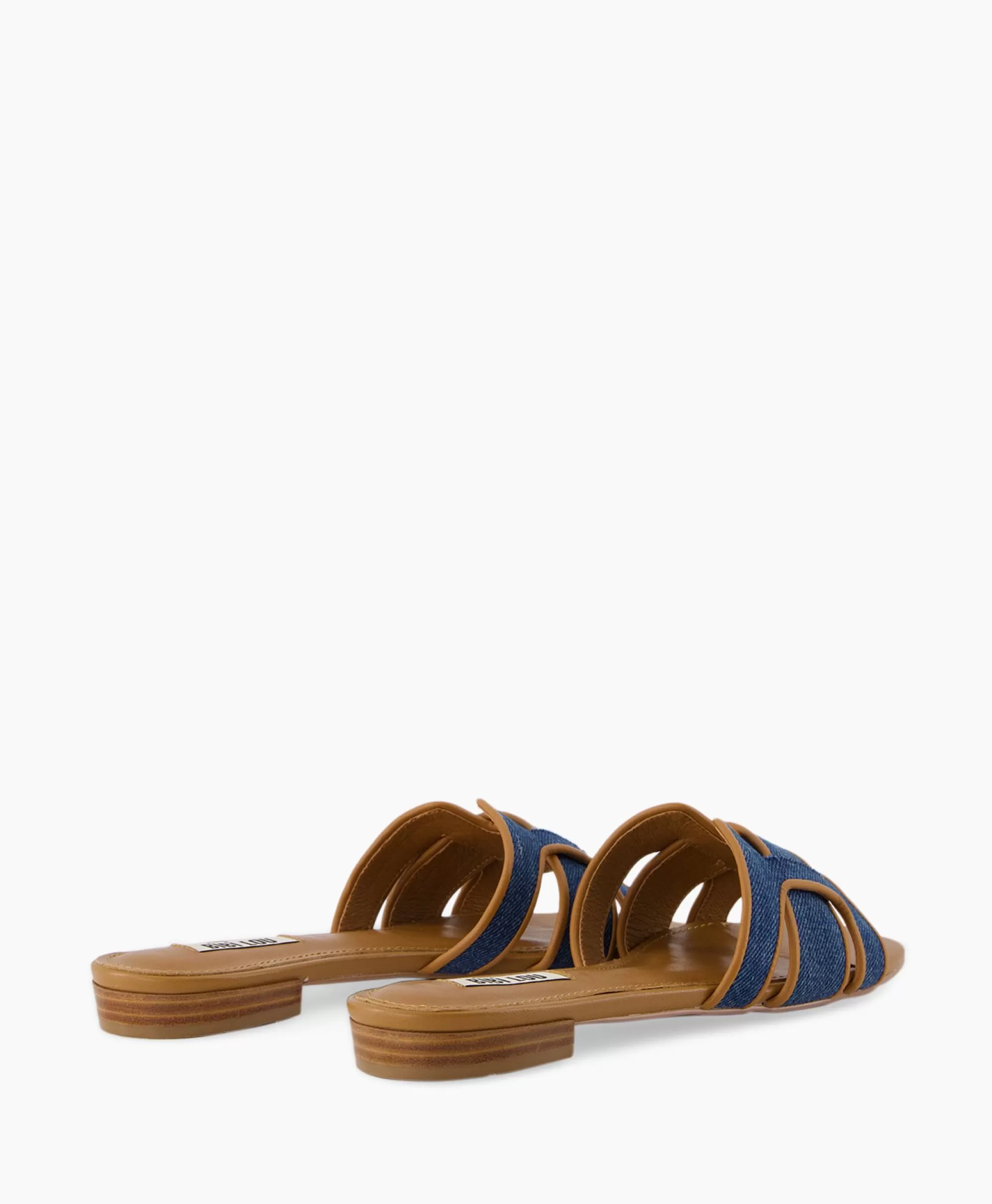 Sandali Comodi Bibi Lou Senza Tacco in Pelle e Lino - Design Minimalista con Tonalità Terracotta