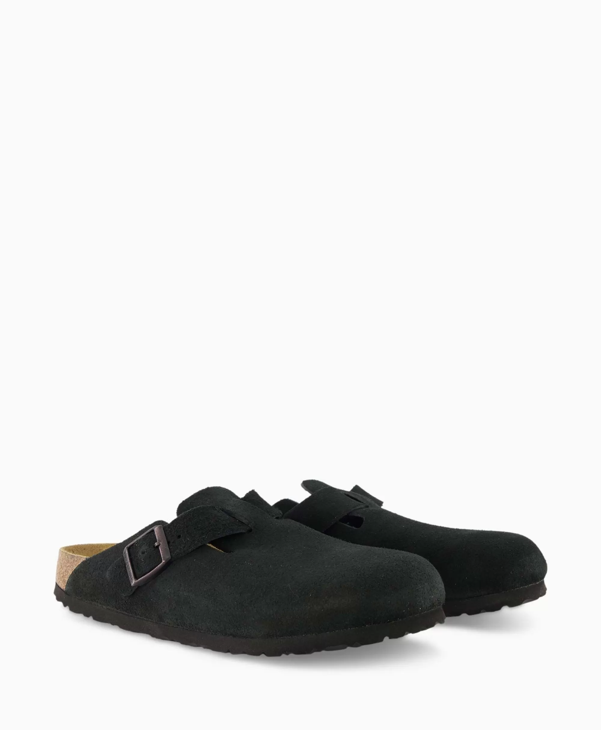 Birkenstock Boston - Comode Ciabatte Uomo con Suola Antiscivolo, Design Classico in Nero