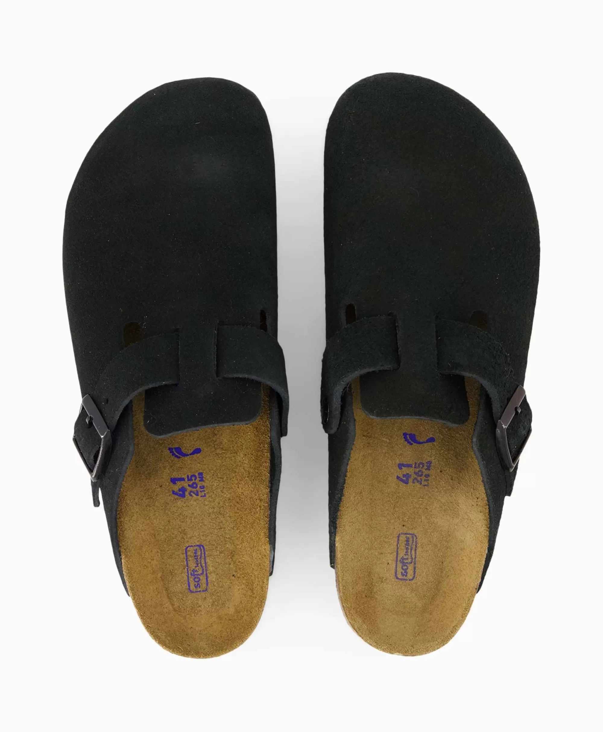 Birkenstock Boston - Comode Ciabatte Uomo con Suola Antiscivolo, Design Classico in Nero