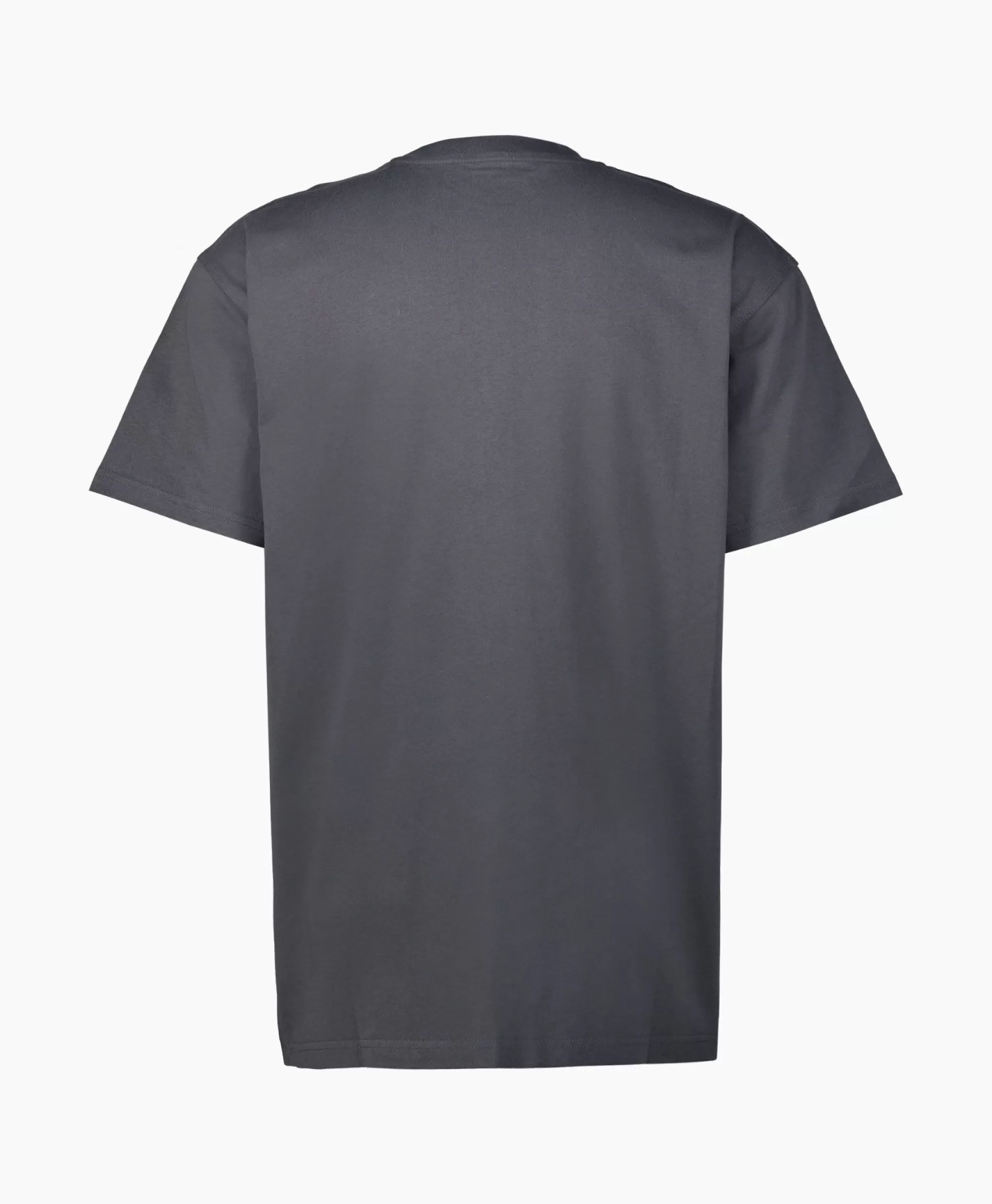 Carhartt WIP Maglietta Manica Corta in Cotone Organico - Grafica Americana Stilizzata, Blu Scuro - Stile Urbano Premium