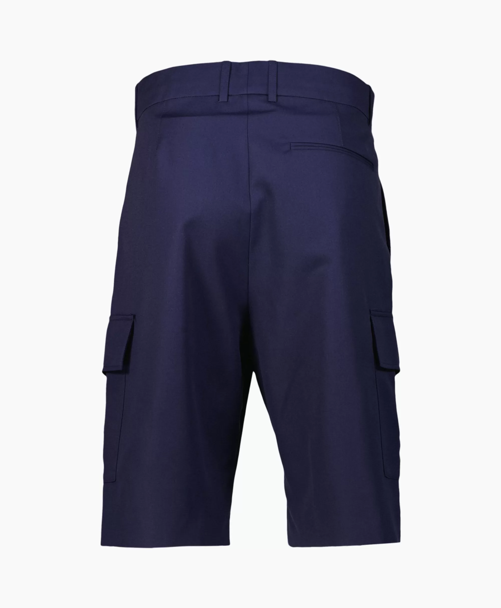Pantaloncini Cargo Eleganti in Lana Morbida - Drole De Monsieur | Design Moderno e Comodi, Colore Blu Scuro