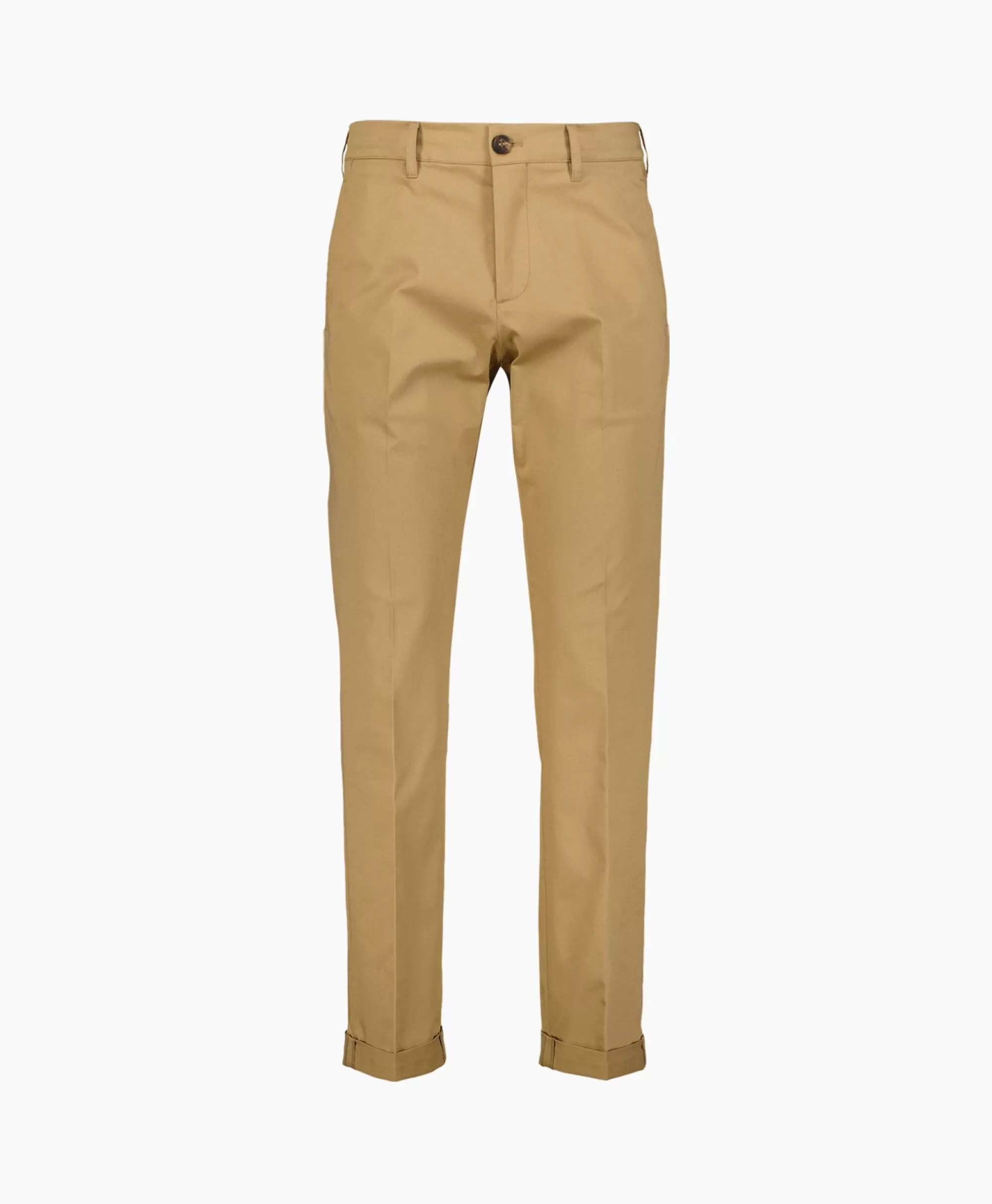 Golden Goose Uomo Pantaloni Chino in Cotone Confortevole Beige