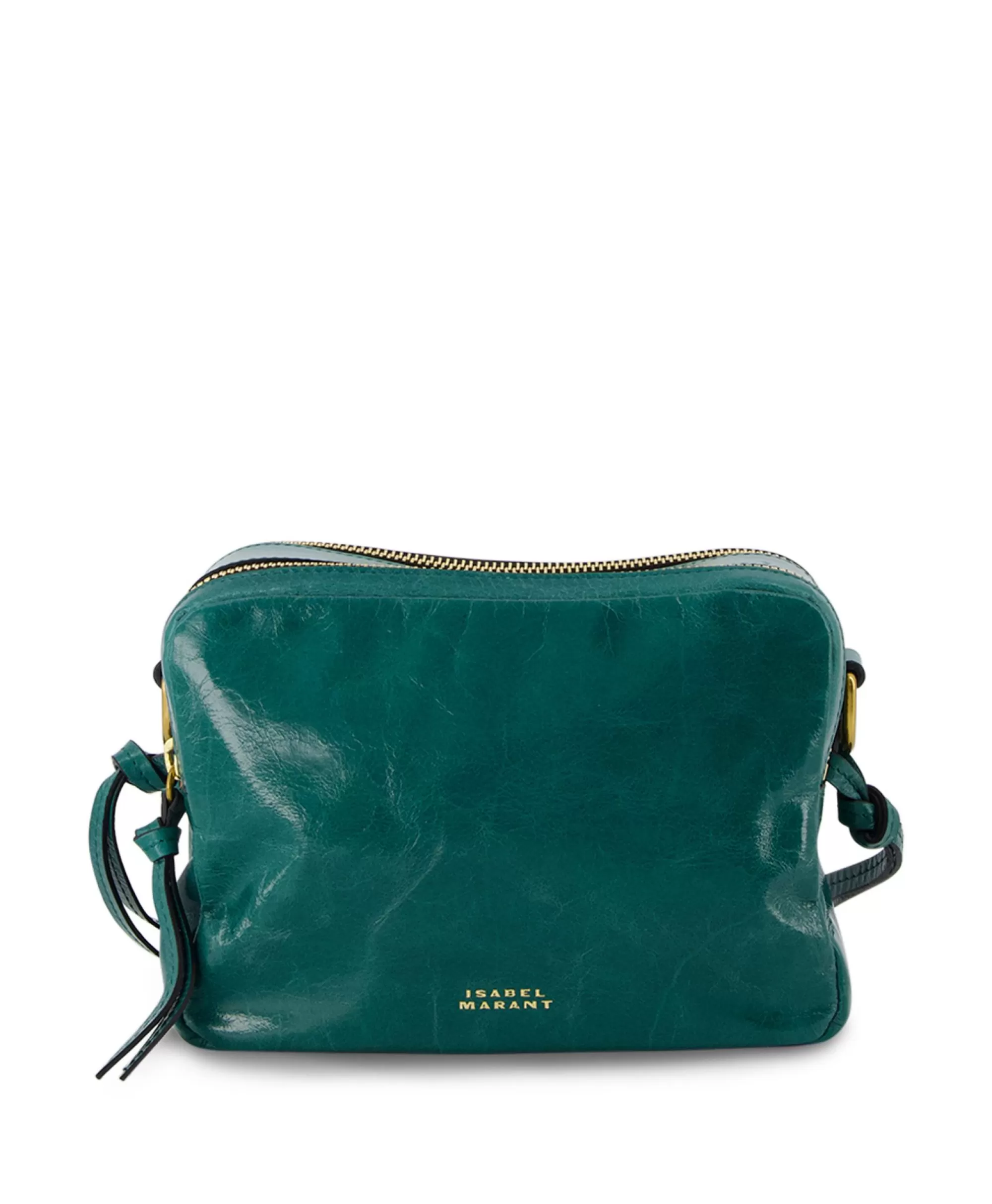 Borsa a tracolla Isabel Marant Verde Smeraldo - Modello Wardy Camera GB, design pratico per look urbani