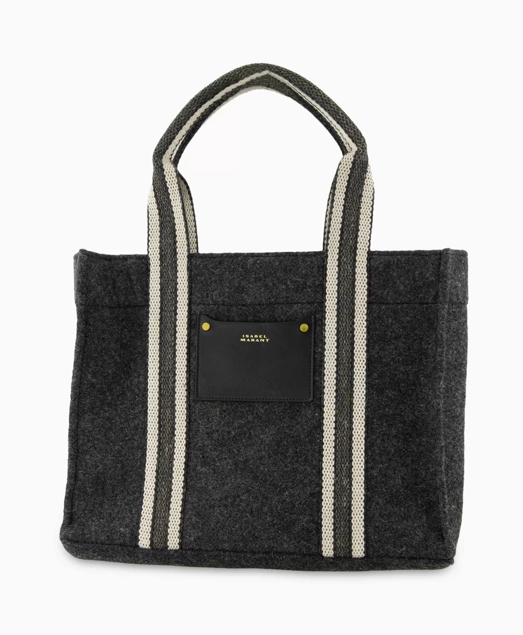 Borsa Isabel Marant Aruba Small - Elegante tracolla o a mano in grigio antracite, design sofisticato con cinturino regolabile. Ideale per uso quotidiano o occasioni speciali, disponibile nella versione compatta.