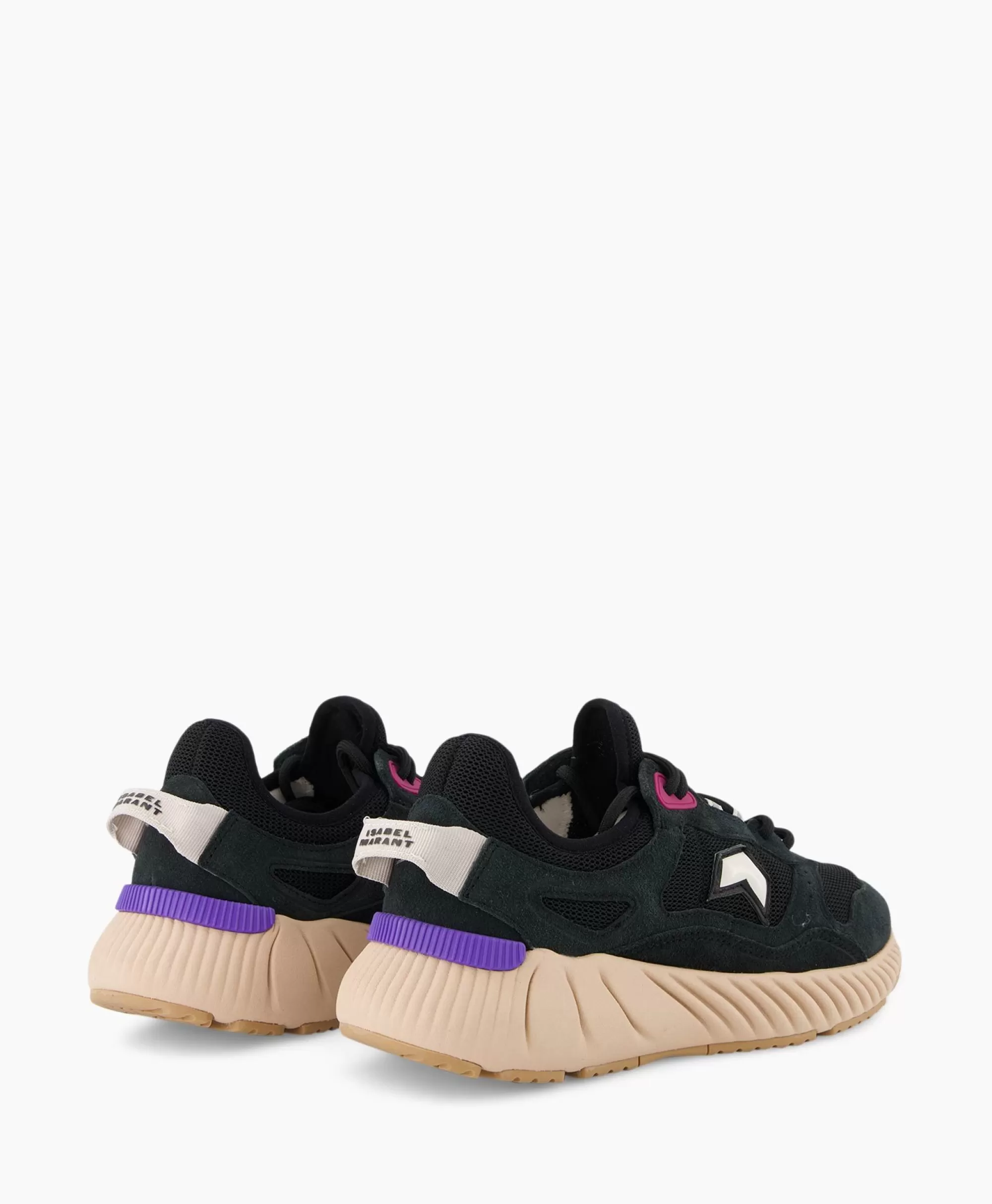 Isabel Marant Ewie-Gb Basculanti in Pelle - Sneaker Unisex Taglia 10 Nero Puro