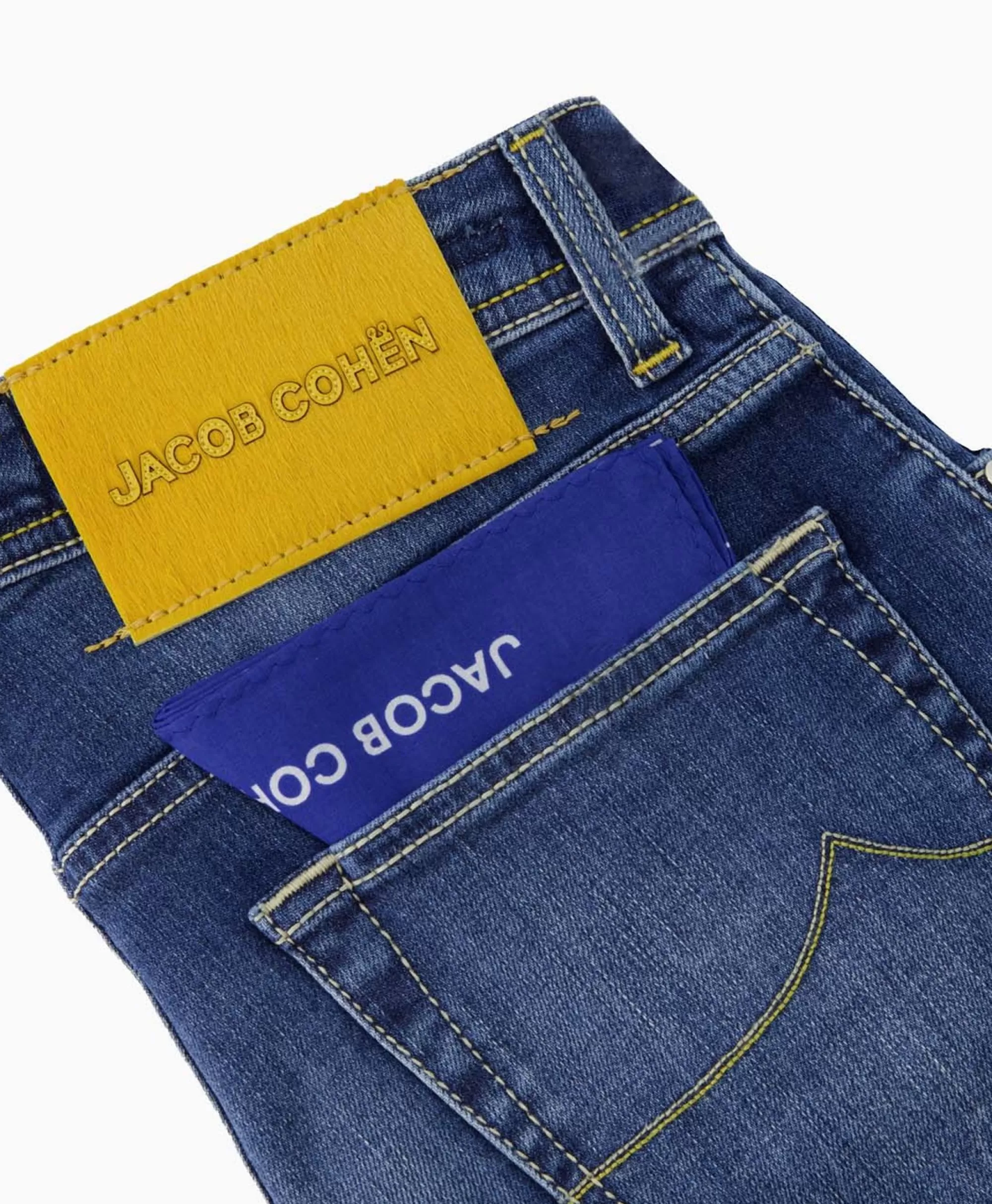 Jacob Cohen Jeans Uomo: Pantaloni Slim Fit con 5 Tasche, Blu Notte - Modello Affusolato per Look Moderno