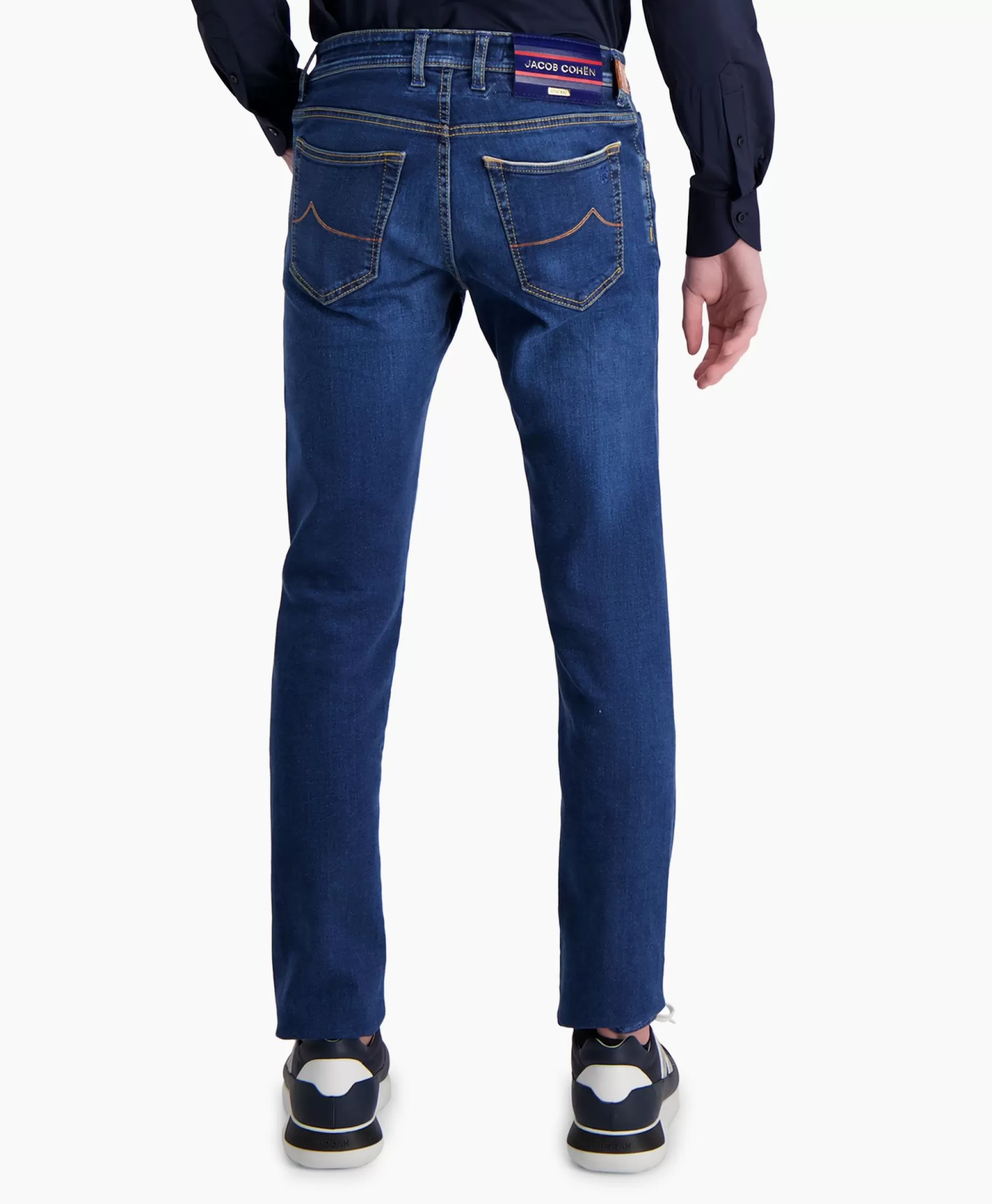 Jacob Cohen Jeans Pantaloni Slim Fit con 5 Tasche, Colore Blu - Edizione Limitata Nick Ltd