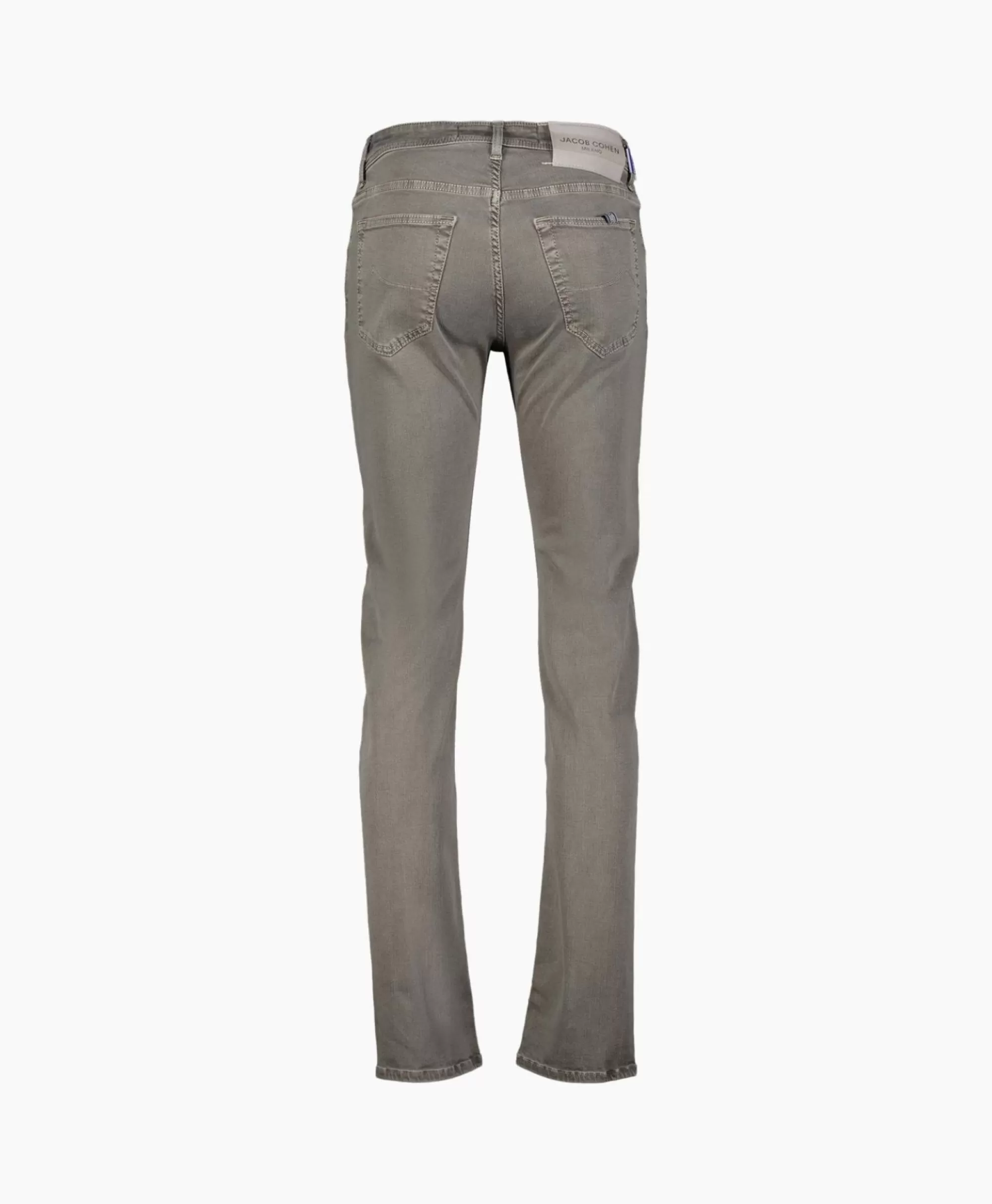 Jeans Jacob Cohen: Taglio Super Slim con 5 Tasche nel Grisallo Nickel