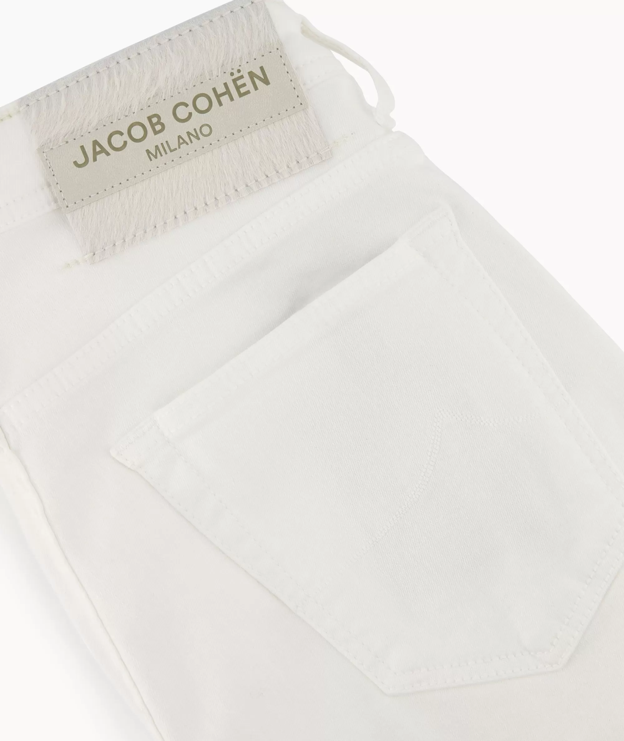 Pantaloni Jeans Broeken di Jacob Cohen - Taglio Super Slim con 5 Tasche, Nicolò Bianco - Confezione Premium, Comodi ed Eleganti