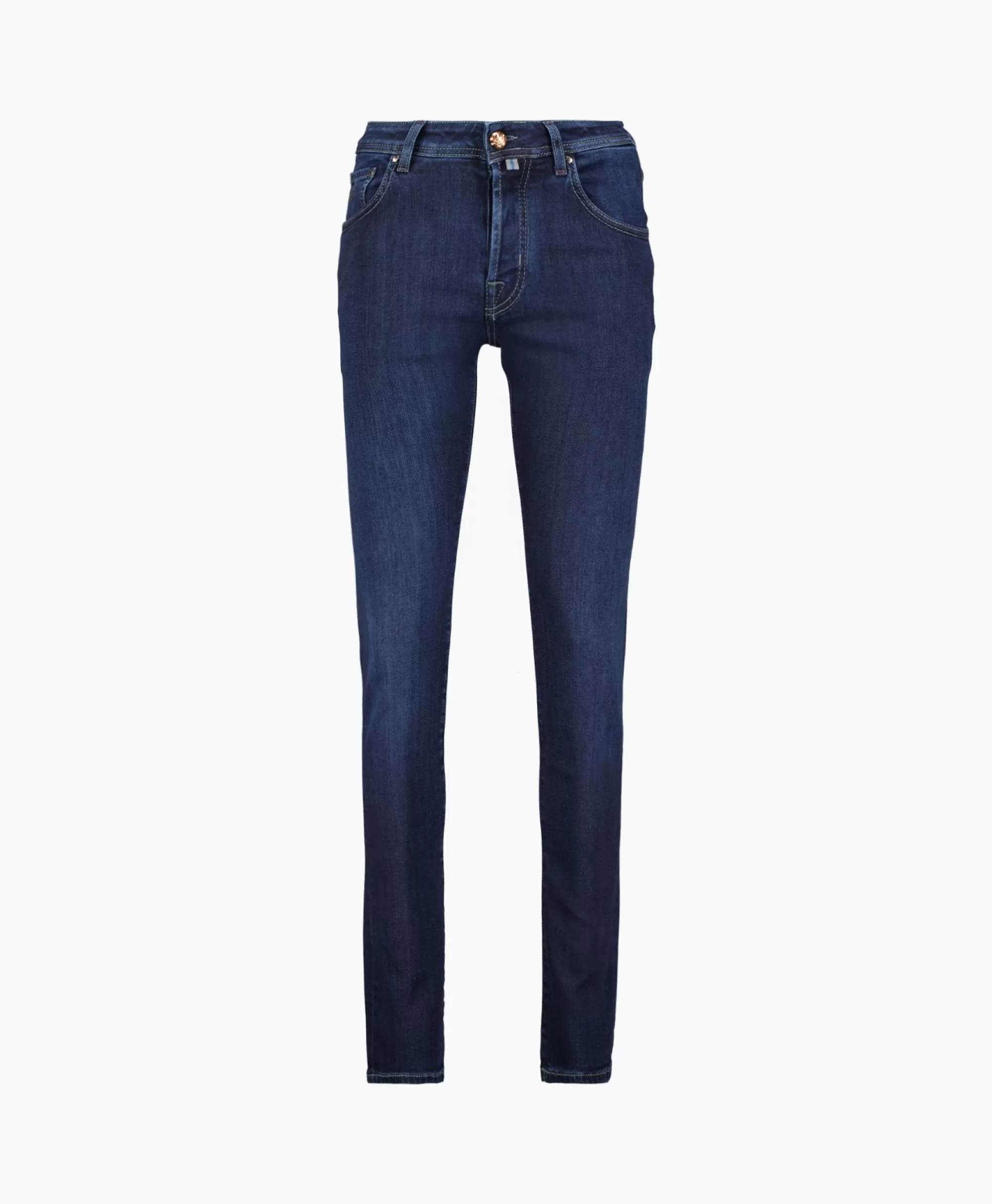 Jacob Cohen Jeans Modello Nick Slim Fit con 5 Tasche, Blu Scuro - Pantaloni Eleganti per un Look Casual e Raffinato