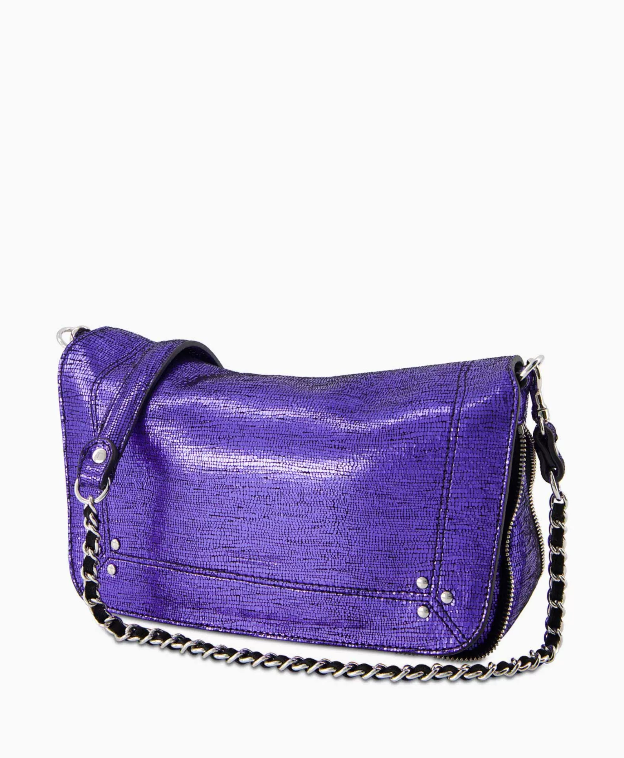 Jérôme Dreyfuss Borsetta Bobi S Crossbody in Viola - Tracolla Moderna con Design Accattivante