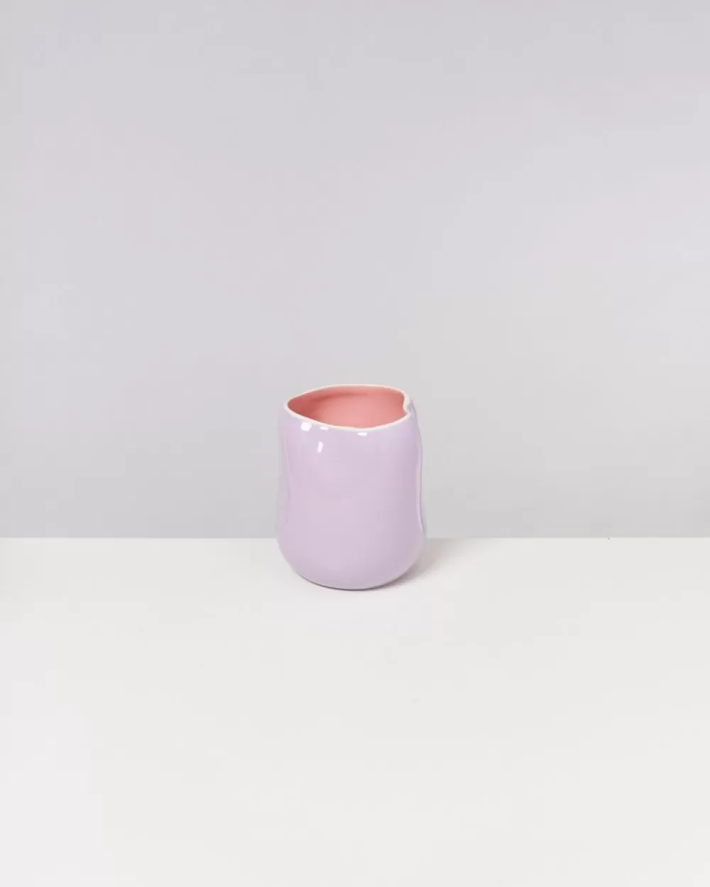 Vaso Elegante Joao Modello M in Tonalità Rosa Lilla - Prezzo Conveniente