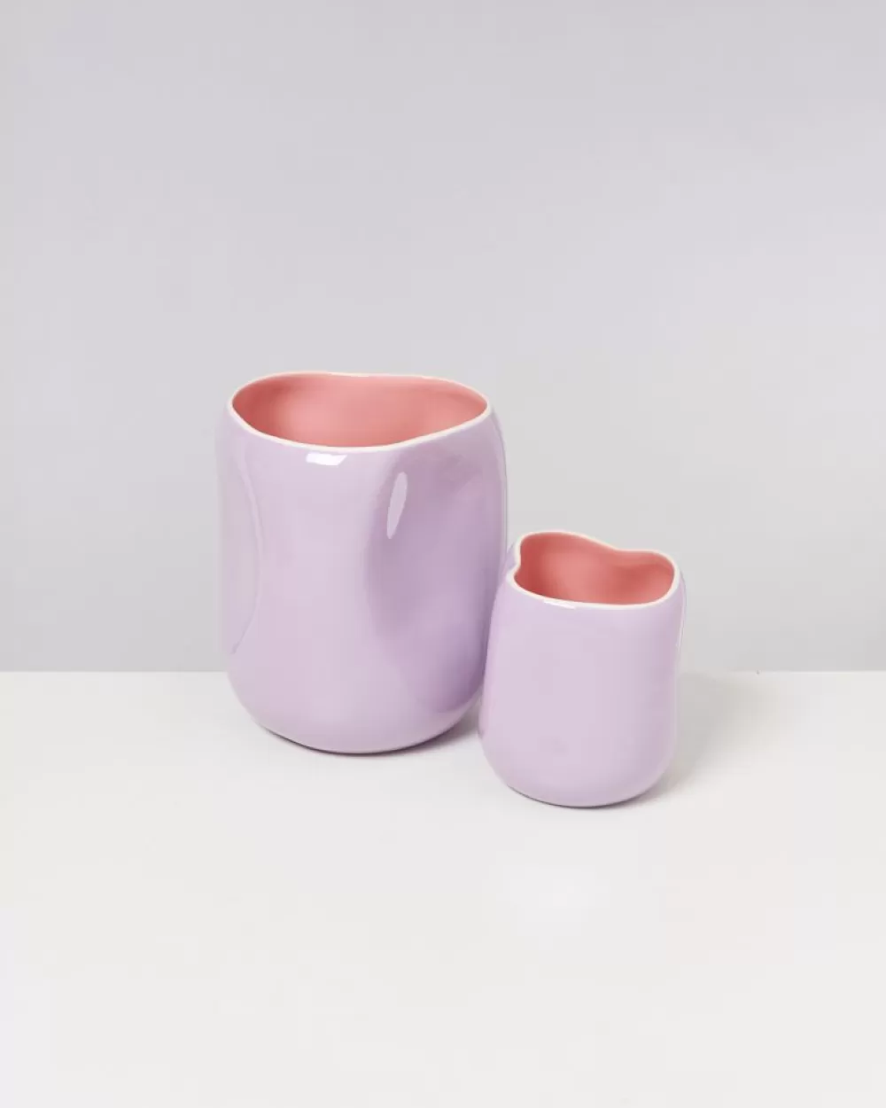 Vaso Elegante Joao Modello M in Tonalità Rosa Lilla - Prezzo Conveniente