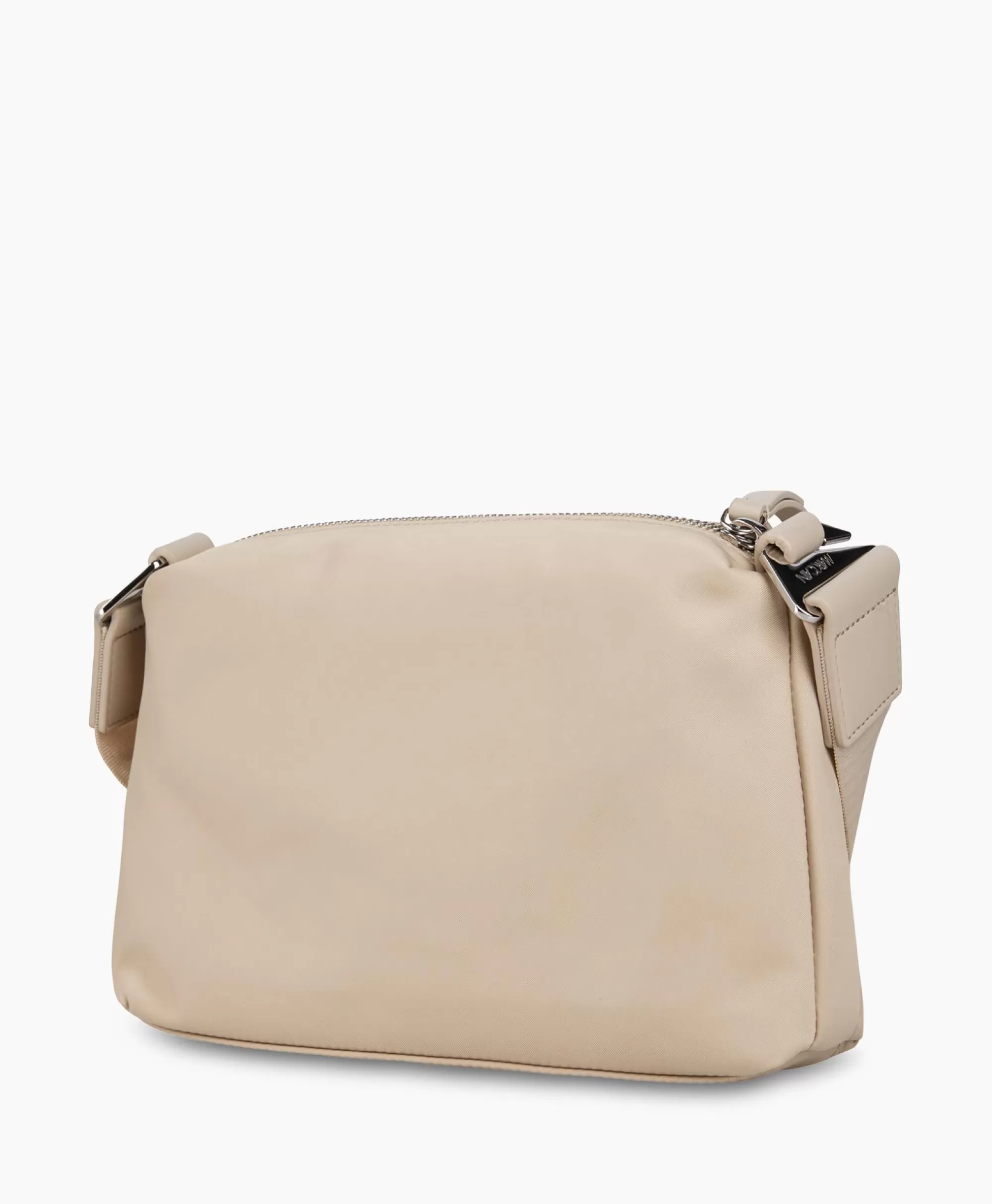 Marc Cain Borsa a Tracolla Unisex con Design Moderno - Mod. W14 in Tessuto Grigio Antracite