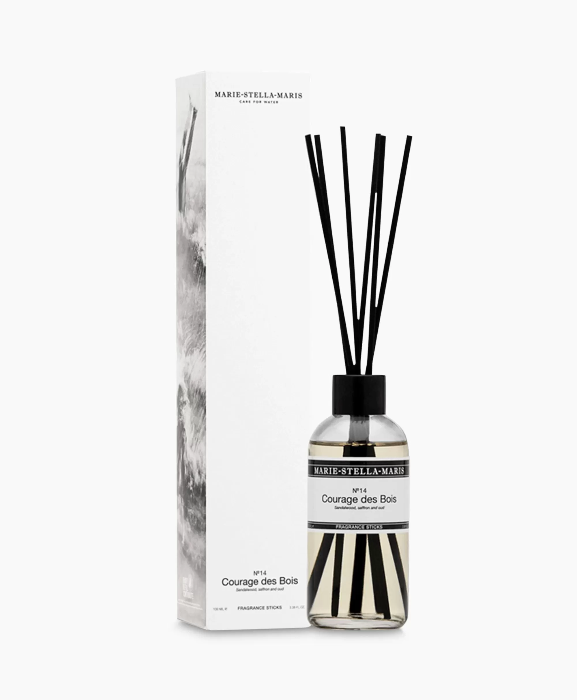 Marie-Stella-Maris Stile di Vita - Bastoncini Fragranza Courage Des Bois 100ml, Essenza Legnosa per Ambienti