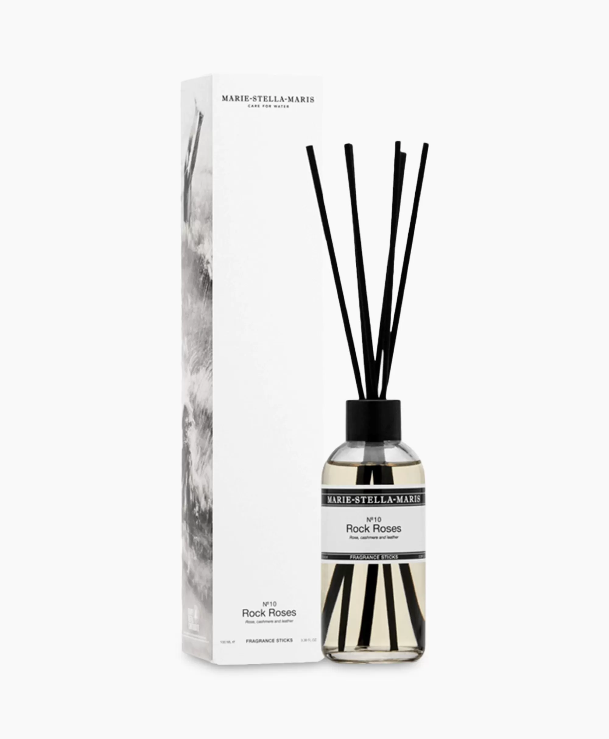 Marie Stella Maris - Bastoncini Profumati Eleganti con Note di Roccia e Rose, Set da Toeletta 110ml per Aromaterapia Naturale