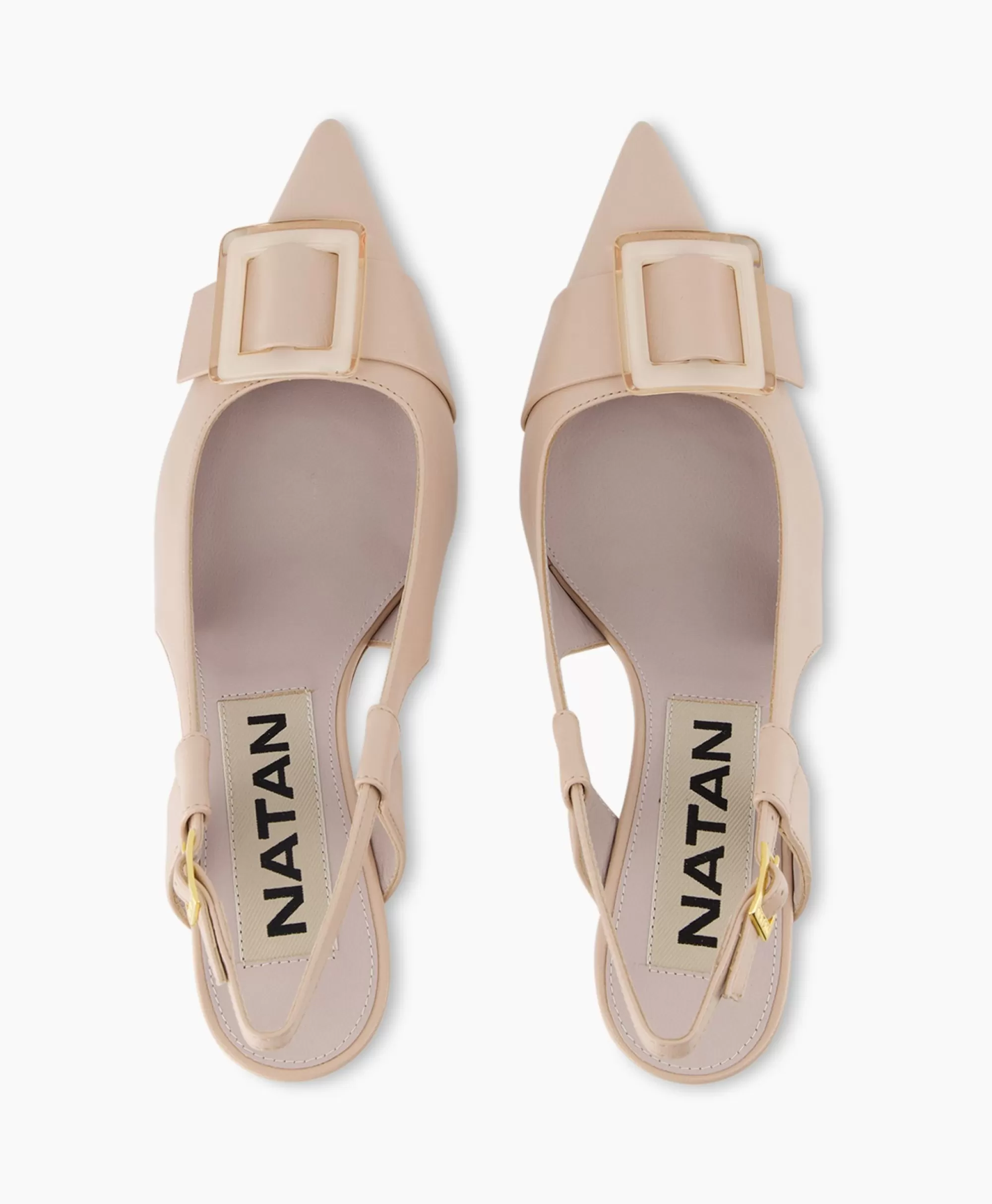 Natan Schoenen - Pompe Dunia Mod. 3404 | Tacco Lartigiana in Pelle Rosa B19472SDA