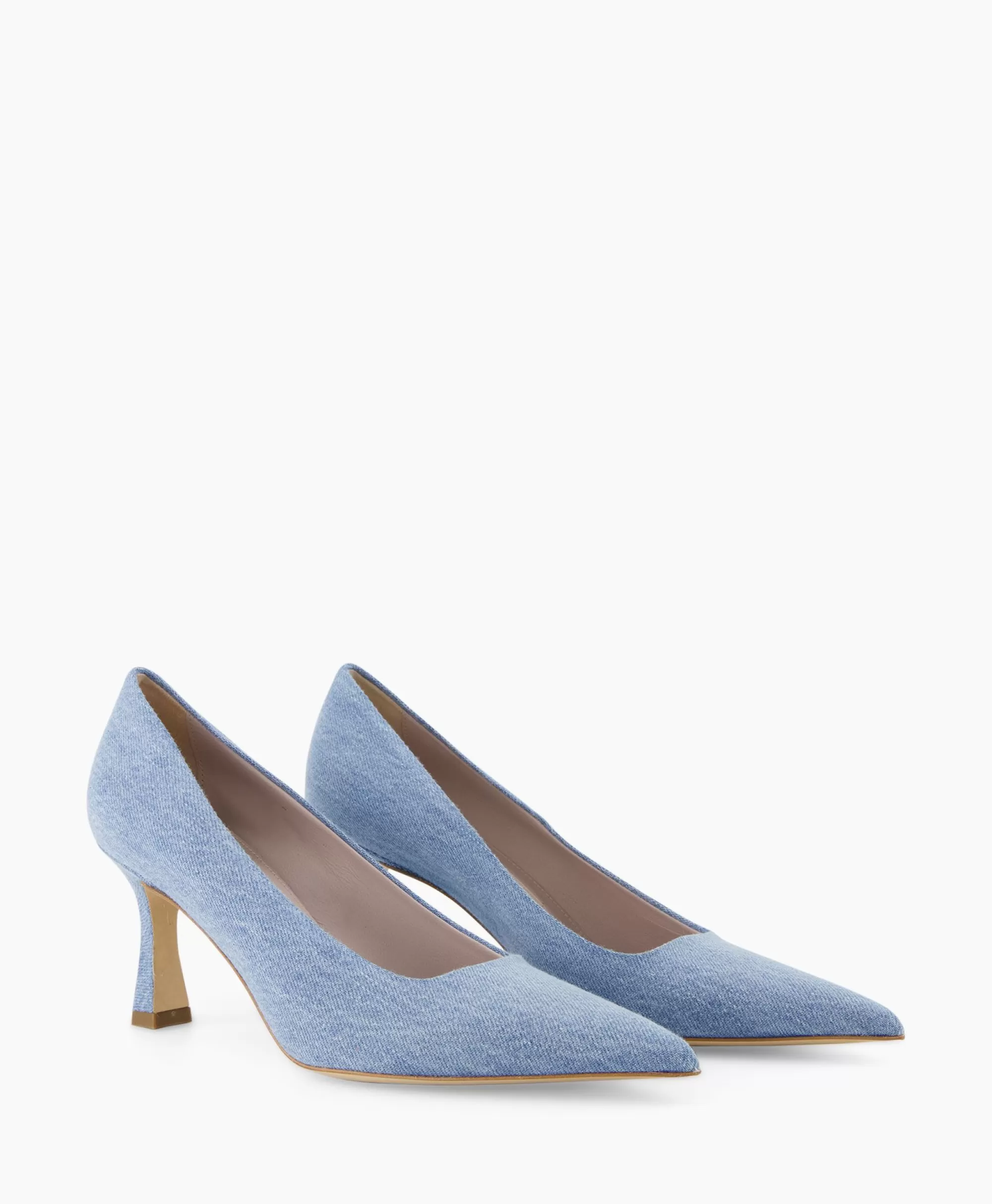 Natan Schoenen Jeans Pump Mod. Collezione 11 - Blu Elettrico, Stile Moderno e Comfort Ottimale