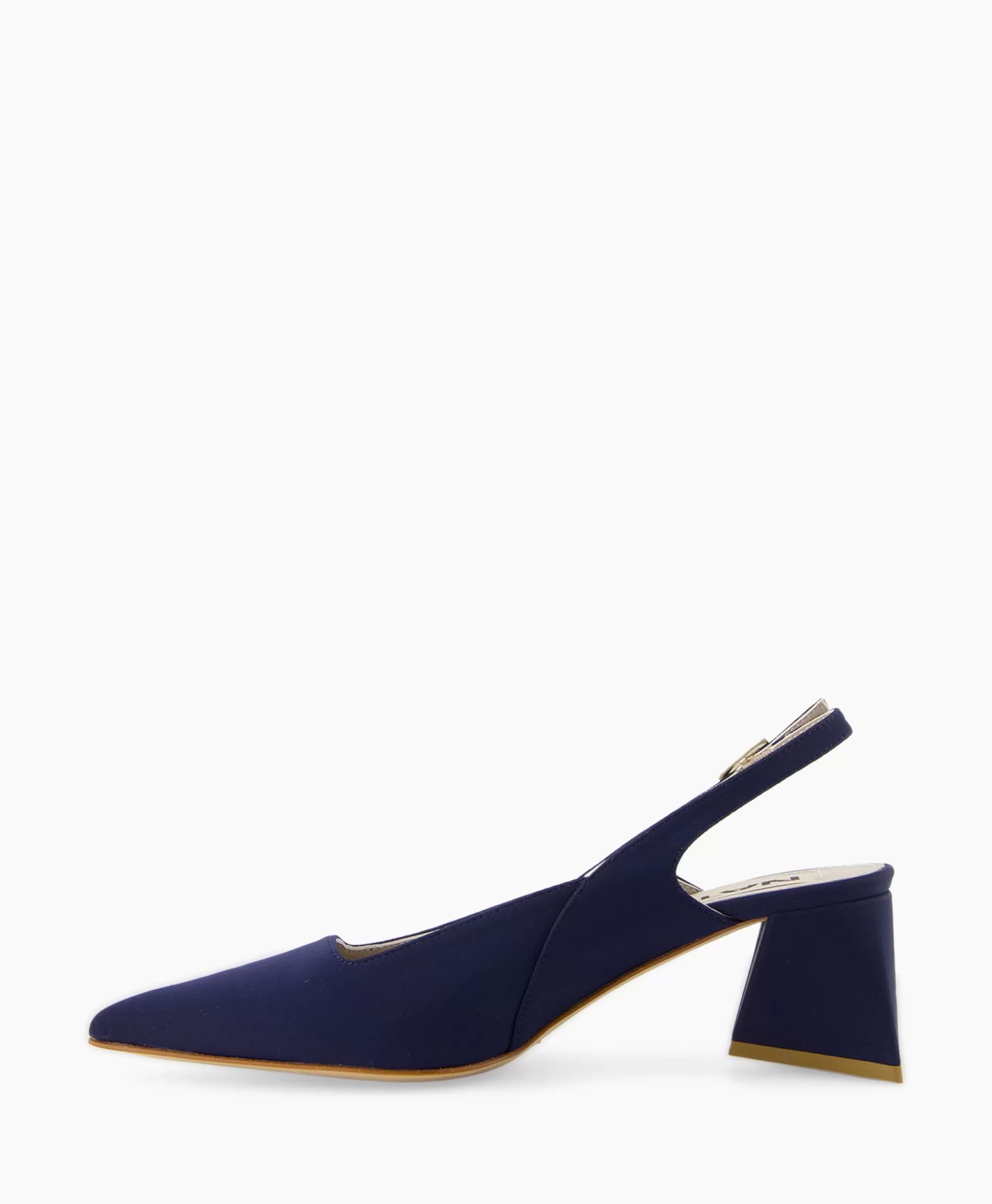 Pompé Natan Stretch Morelli 9 - Scarpe con Tacco Alto Comode in Blu Notte, Design Elegante per Tutto il Giorno