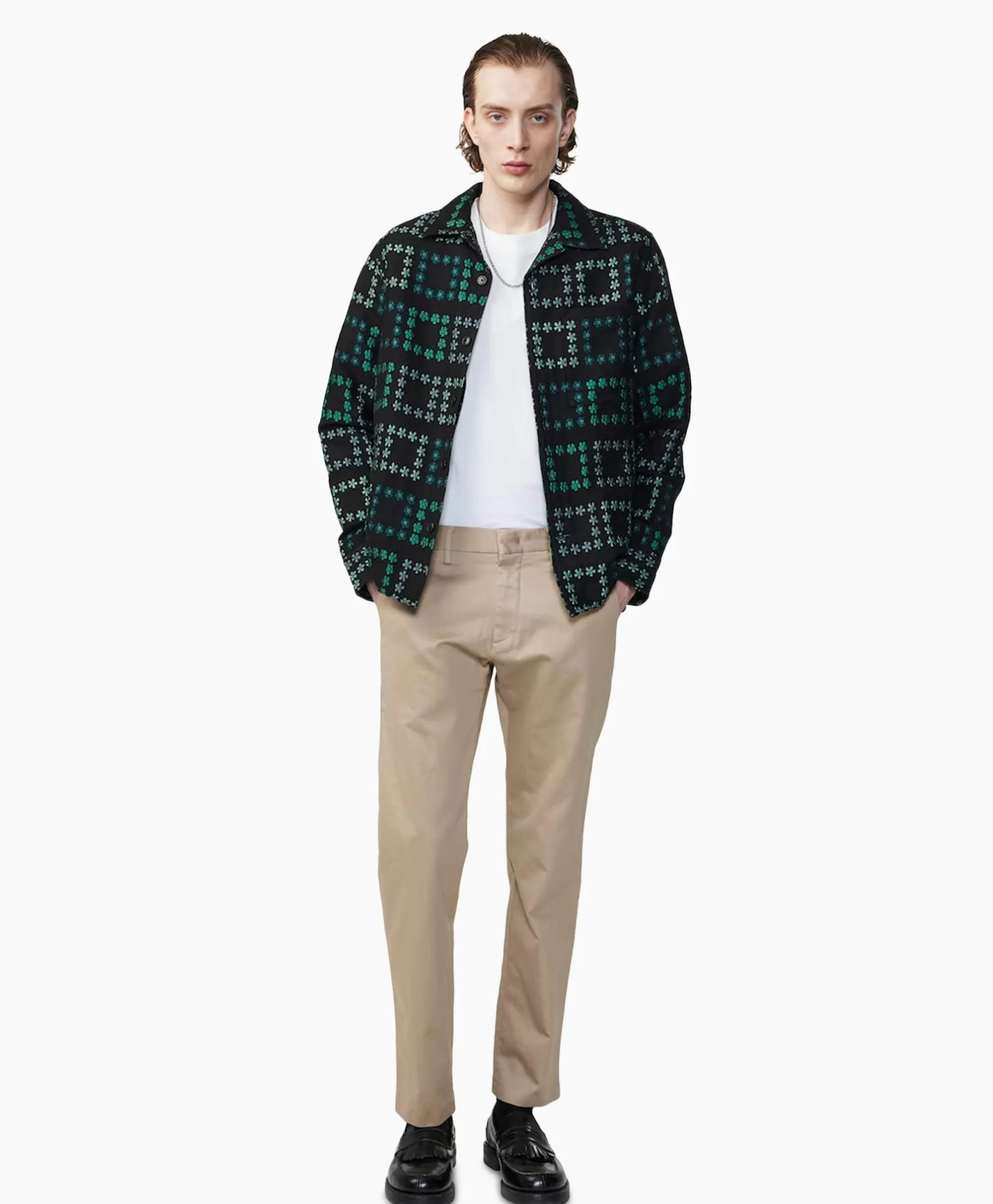 Pantaloni Uomo Theo 1420 NN07 Autunno/Inverno 2023 - Jeans Slim Fit Comodi in Tintura Sabbia Naturale