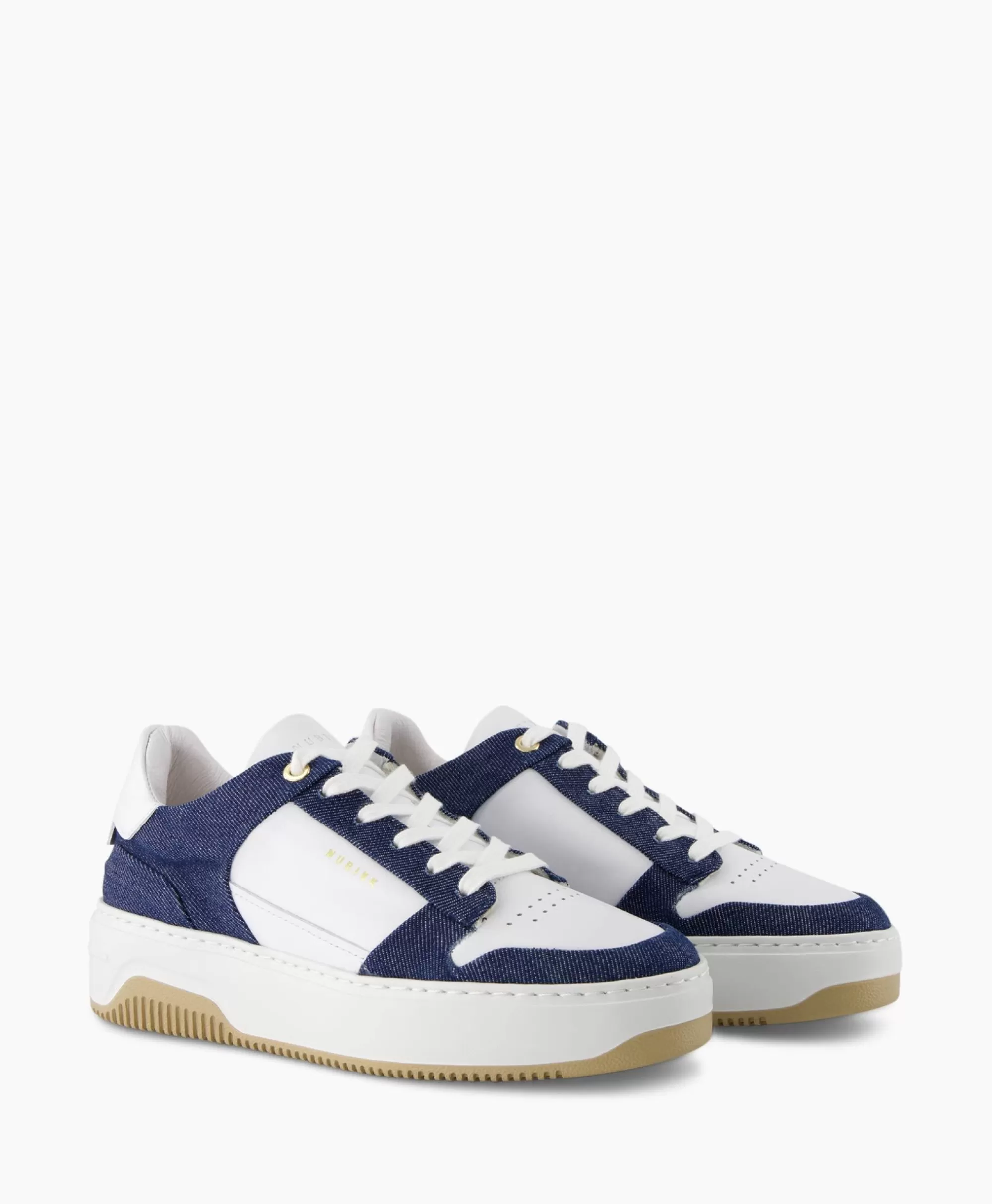 Scarpe Sportive Unisex Nubikk Basket Court - Design Classico in Bianco Puro
