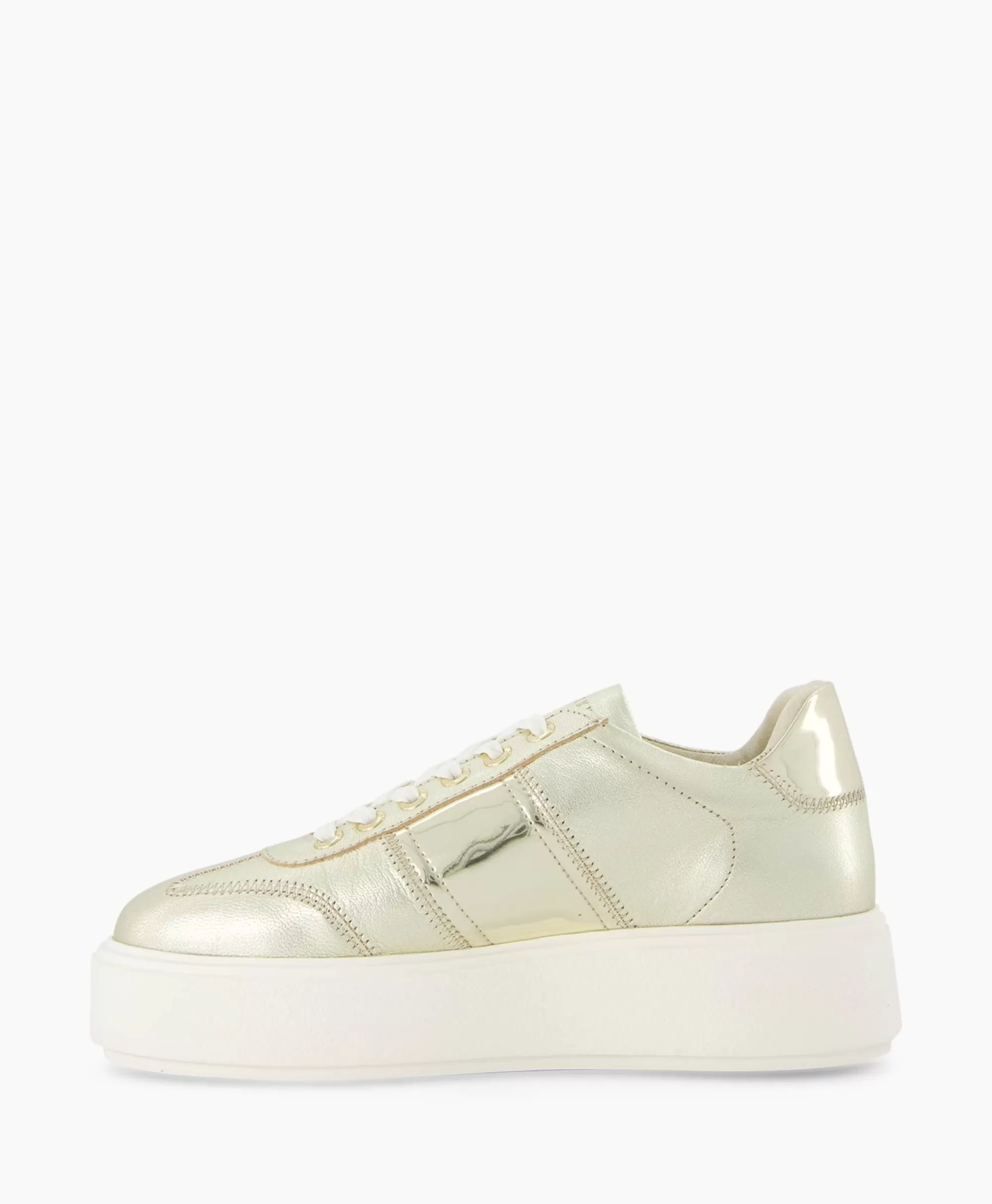 Nubikk Elise Wing - Scarpe Sportive Unisex in Pelle con Dettagli Dorati
