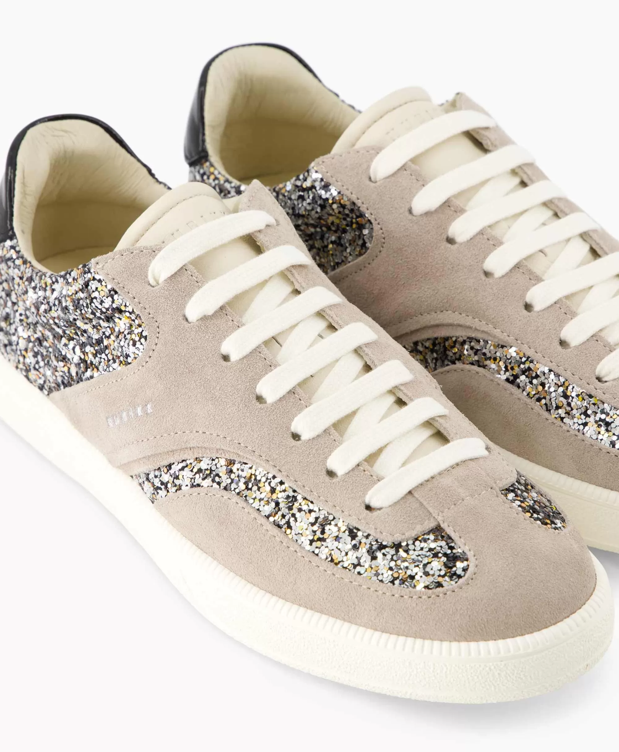 Nubikk Ray Owen - Scarpe Sportive Comode con Design Elegante in Camoscio Beige