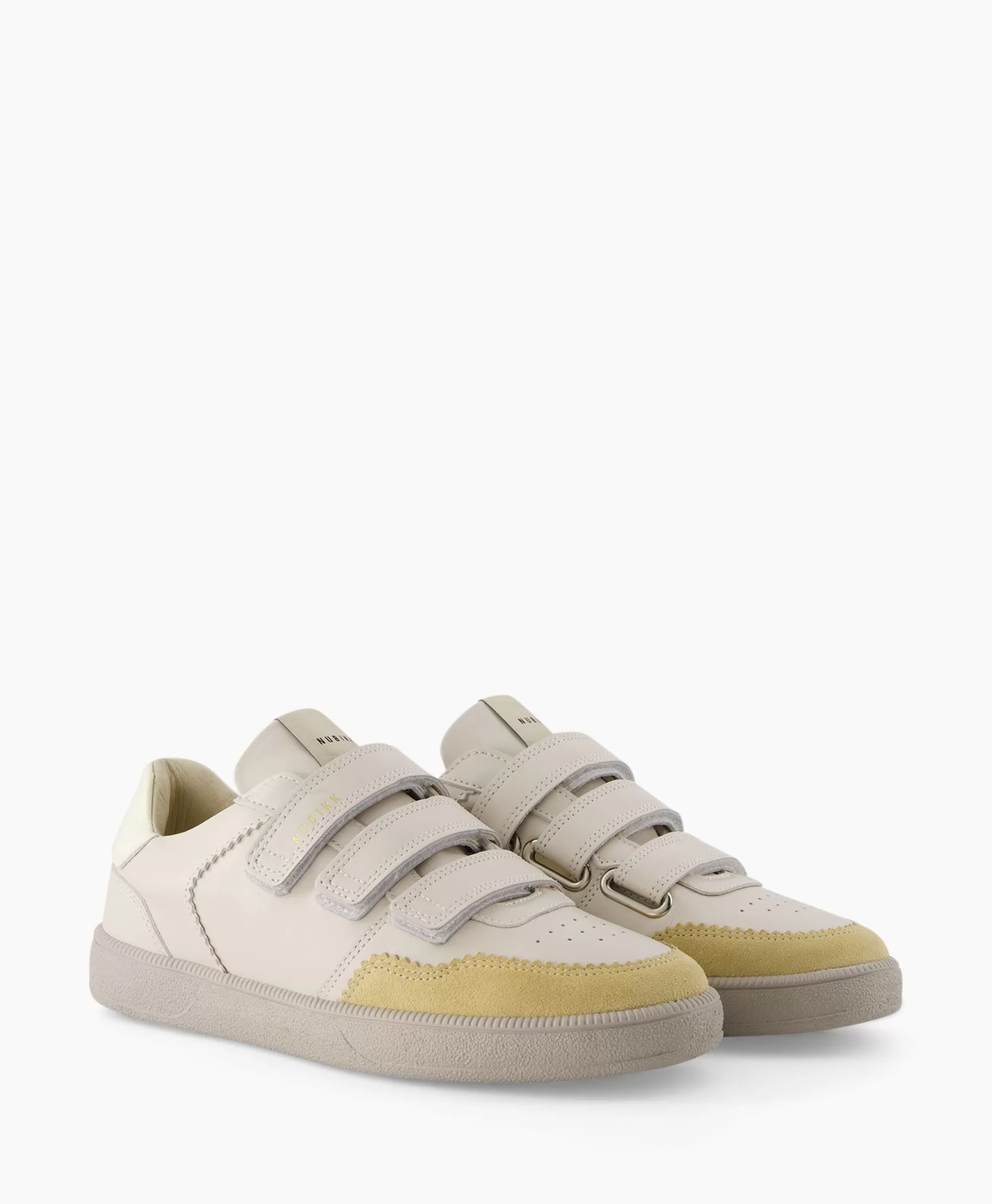 Nubikk - Scarpe da Ginnastica Ray con Cinturino Beige, Design Moderno e Comfort Ottimale
