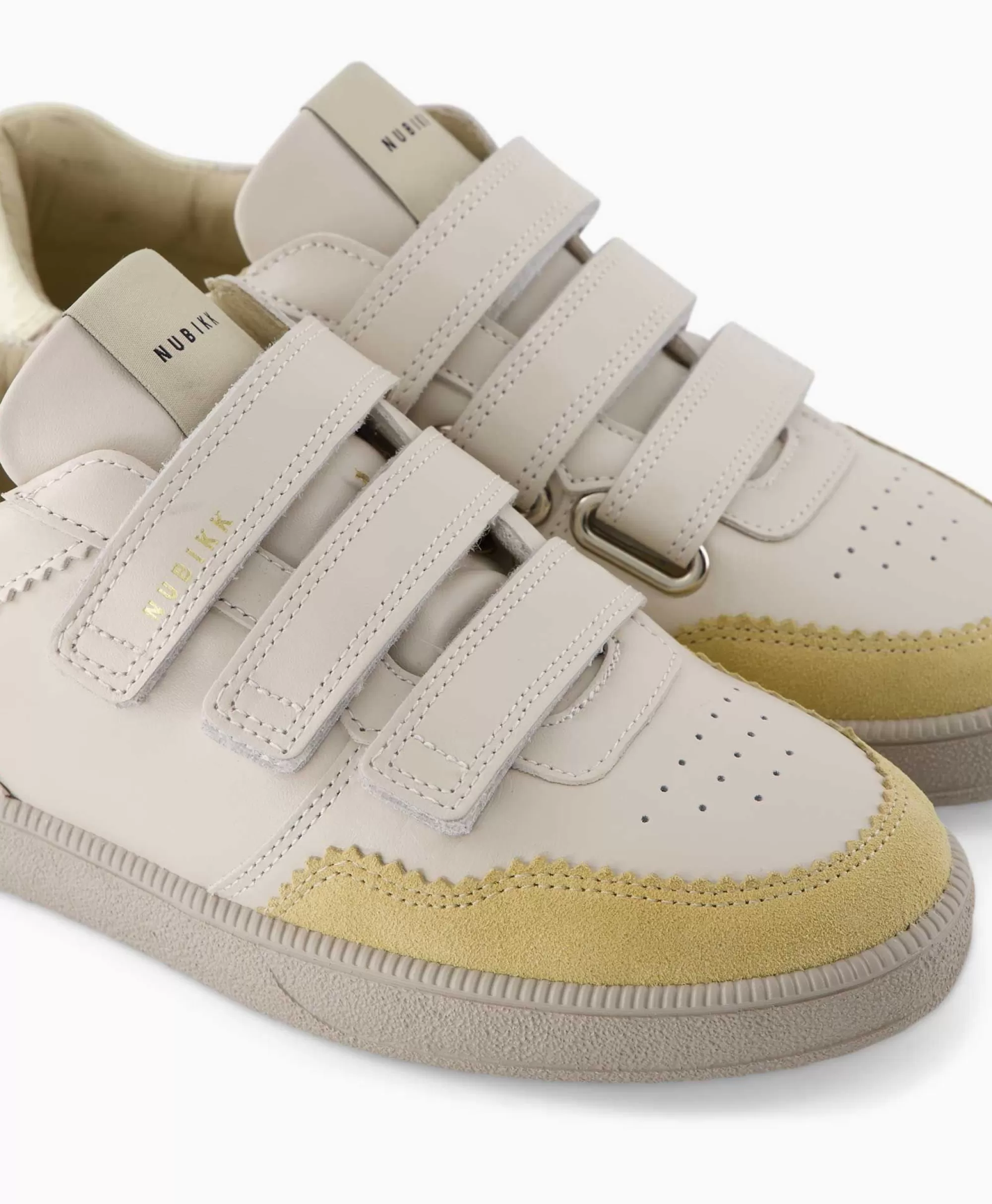 Nubikk - Scarpe da Ginnastica Ray con Cinturino Beige, Design Moderno e Comfort Ottimale