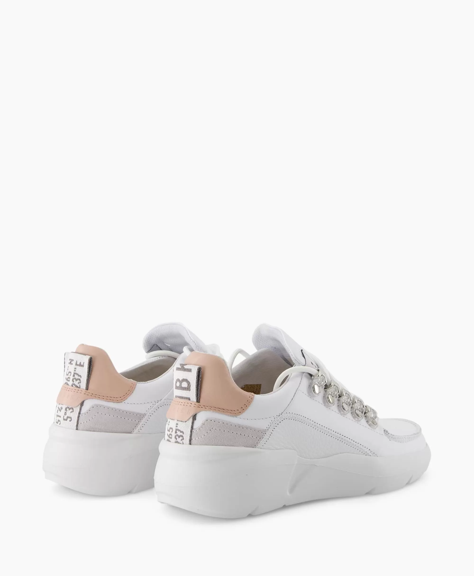Scarpe da Ginnastica Nubikk Roque - Design Moderno in Pelle Sintetica, Modello Unisex Roman Bianco con Suola Ammortizzata