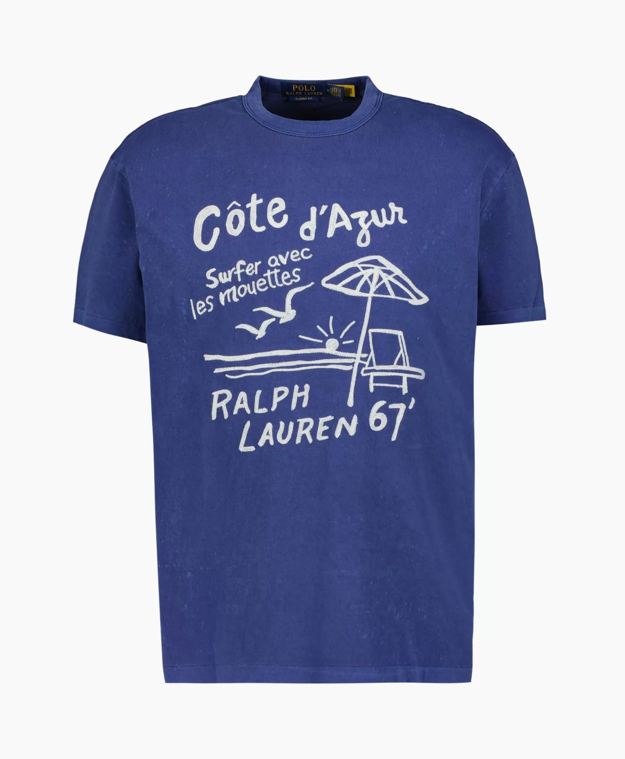Maglietta Ralph Lauren Manica Corta | Ispirata alla Côte d'Azur, Blu Petrolio Elegante per Stile Casuale e Conforto Estivo