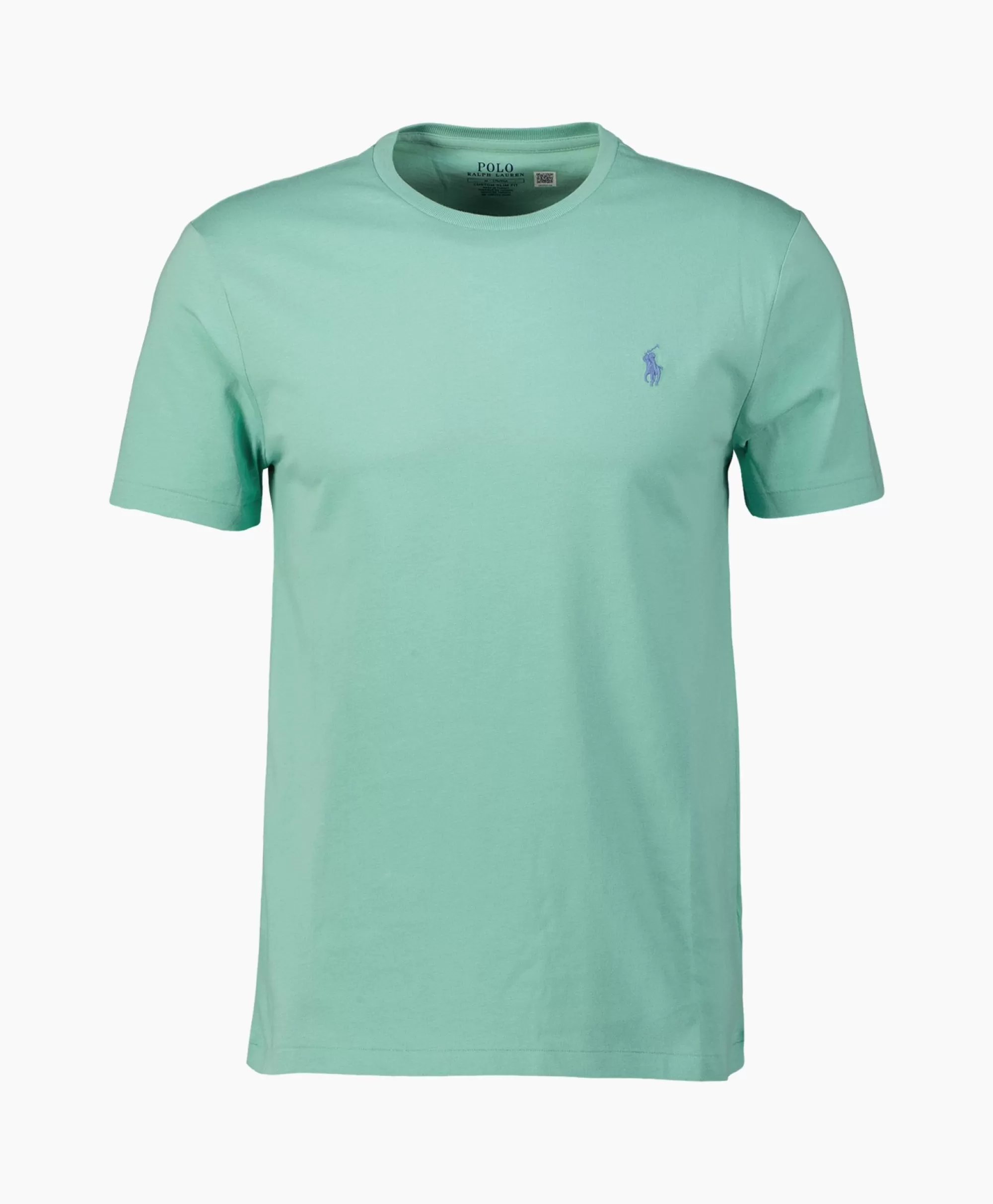 Ralph Lauren Maglietta Manica Corta in Blu Turchese - Tessuto Morbido e Design Classico per Stile Casual