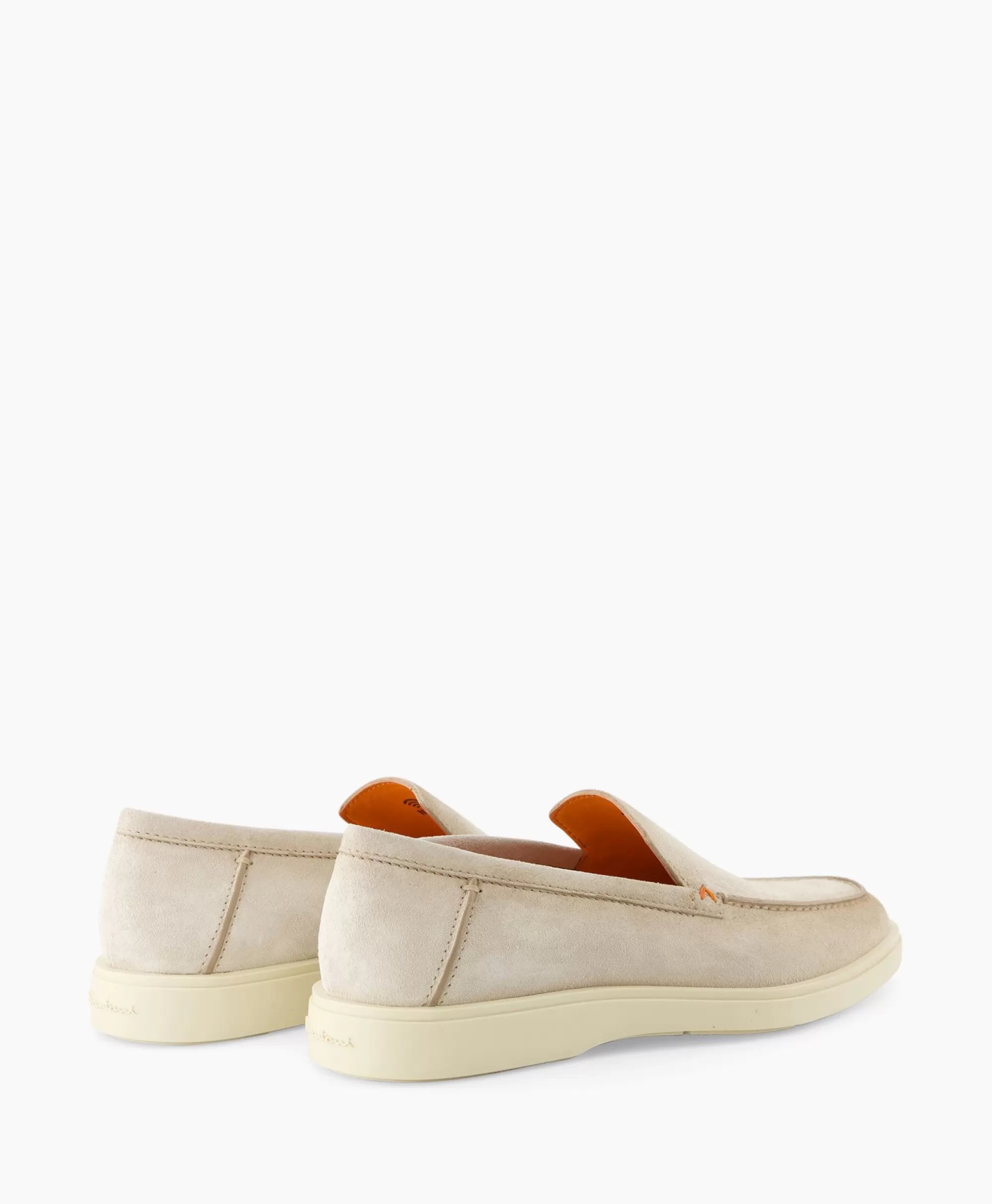 Santoni Fratelli Eleganti Mocassini Botanist-A-Gex in Pelle Beige Sabbia