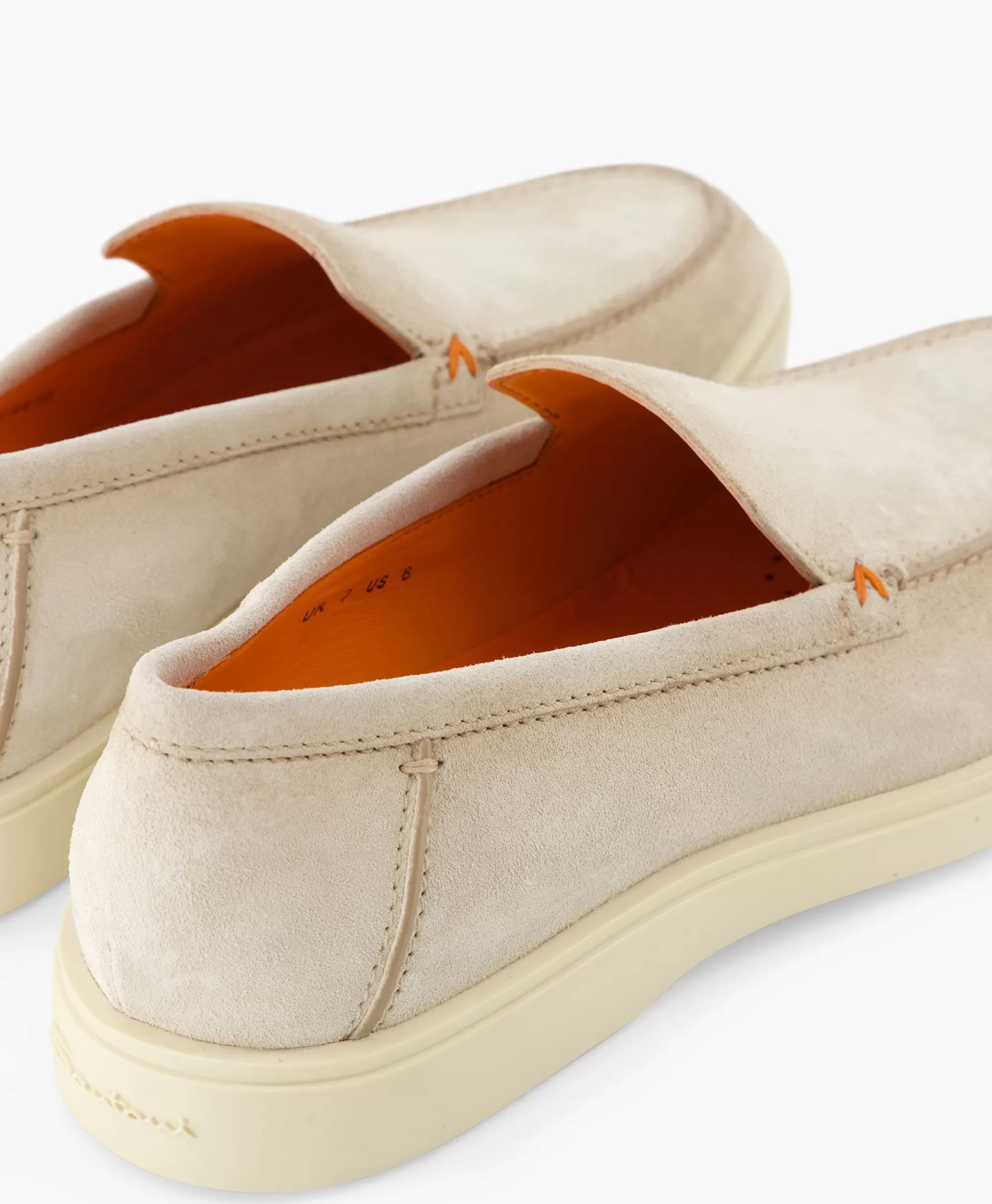 Santoni Fratelli Eleganti Mocassini Botanist-A-Gex in Pelle Beige Sabbia