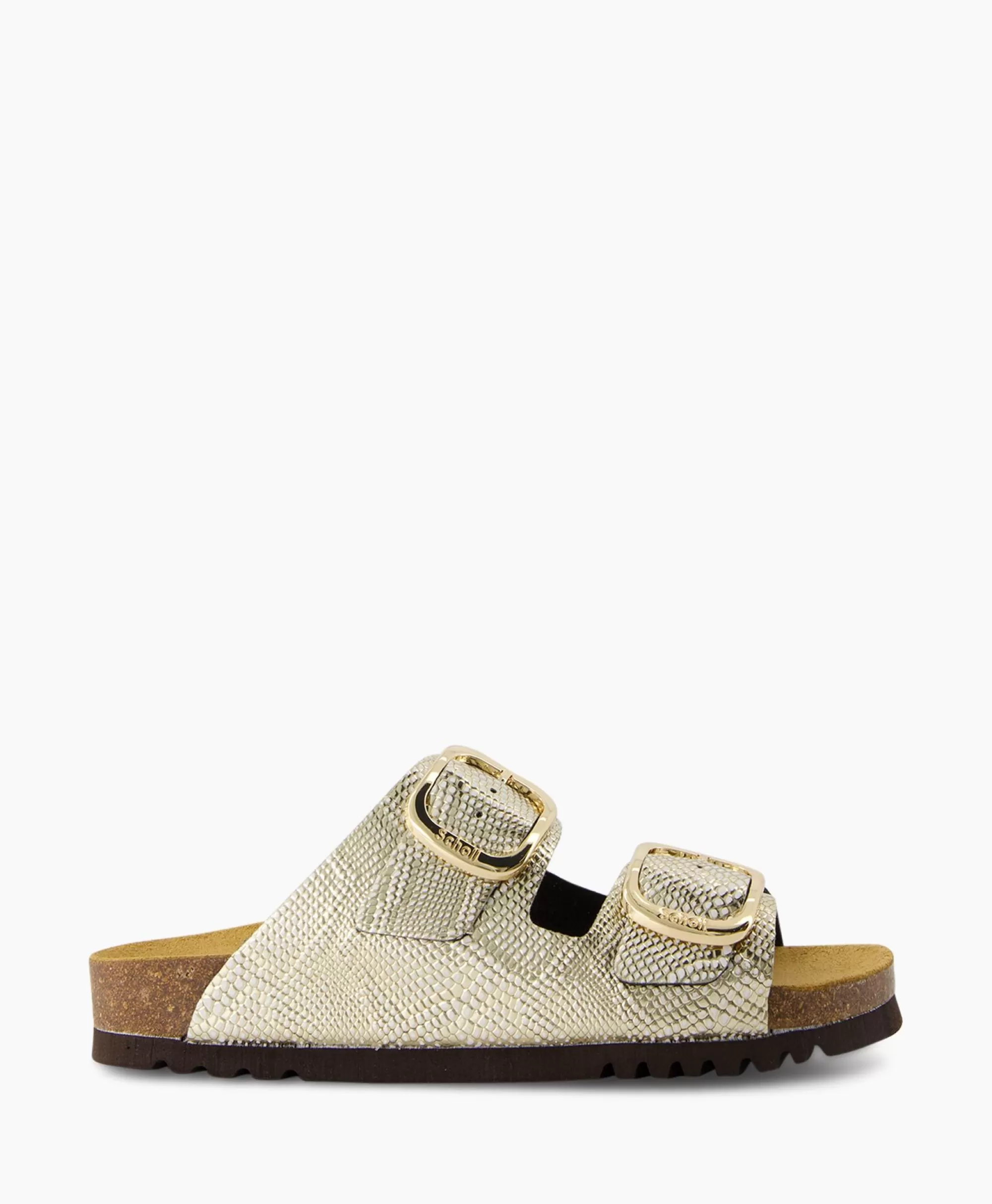 Sandali Iconici Scholl in Tonalità Oro Elegante - Modello F31526 Comode e Stilose