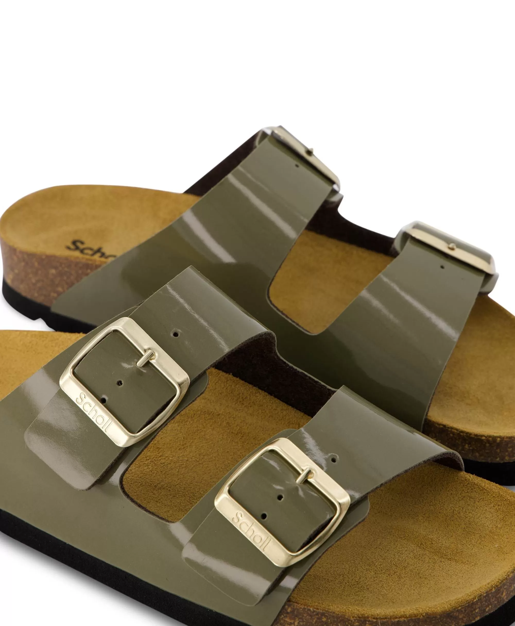 Sandali Scholl Iconic Josephine - Modello Confortevole in Tinta Khaki con Design Classico
