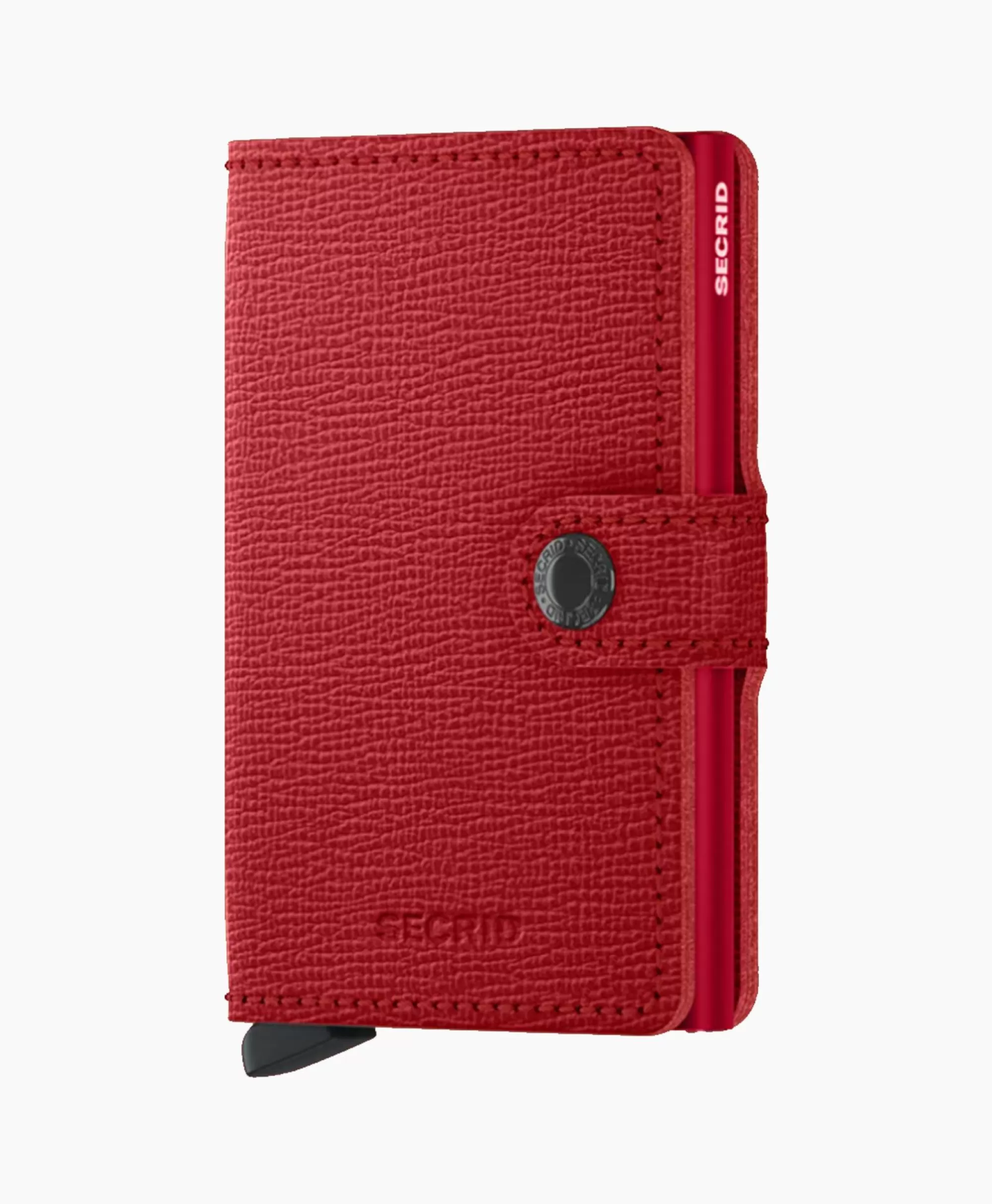 Secrid Portafoglio Miniwallet Crisple - Design Elegante in Rosso, Compatto e Portatile per Tutti i Giorni