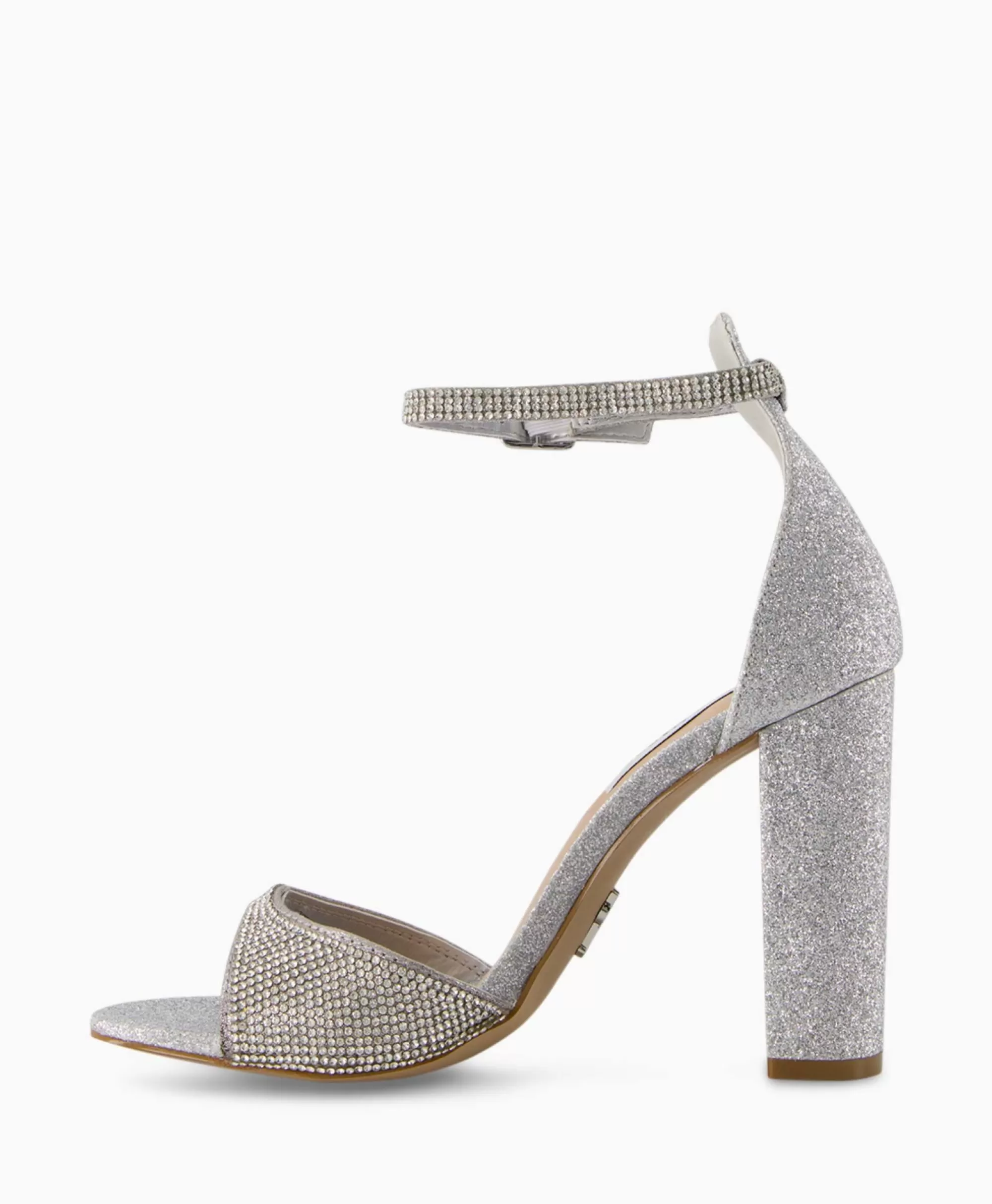 Steve Madden Sandali con Tacco Capsule-R - Design Moderno in Tonalità Argento Lucido